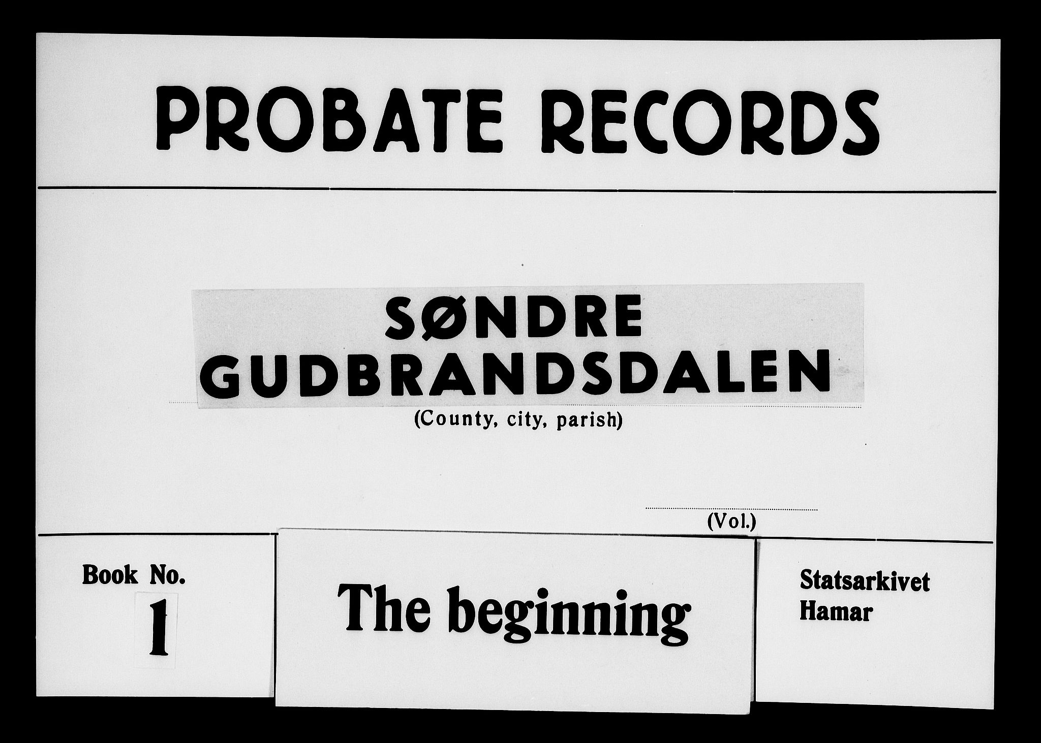 Sorenskriverier i Gudbrandsdalen, SAH/TING-036/J/Ja/Jab/L0001: Skifteprotokoll - Sør-Gudbrandsdal, 1682-1721