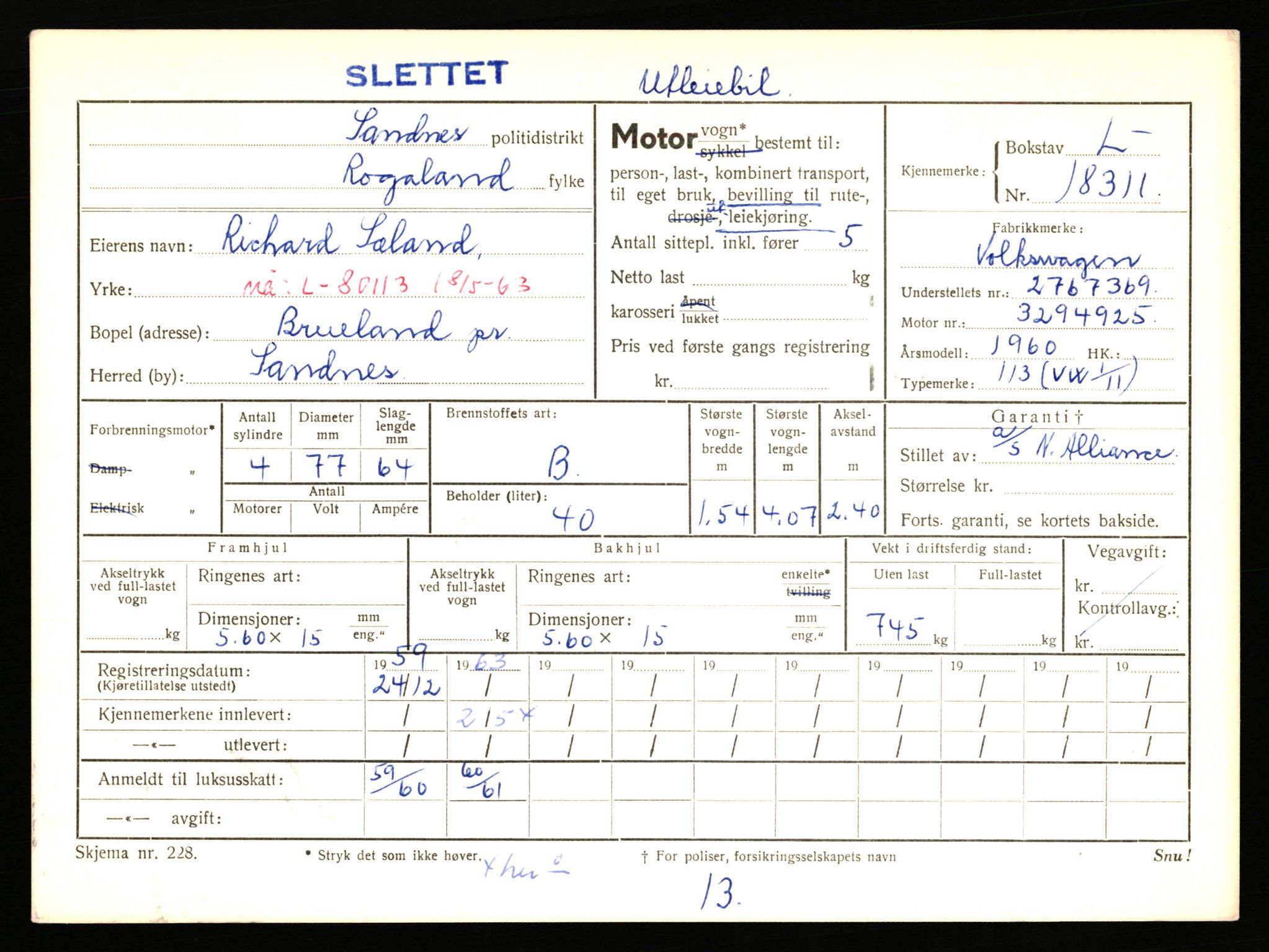 Stavanger trafikkstasjon, AV/SAST-A-101942/0/F/L0033: L-18150 - L-18599, 1930-1971, s. 887