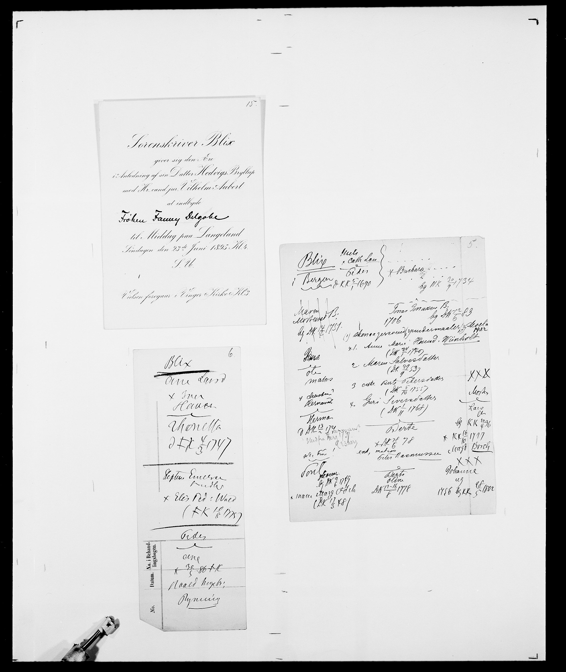 Delgobe, Charles Antoine - samling, SAO/PAO-0038/D/Da/L0004: Bergendahl - Blære, s. 645