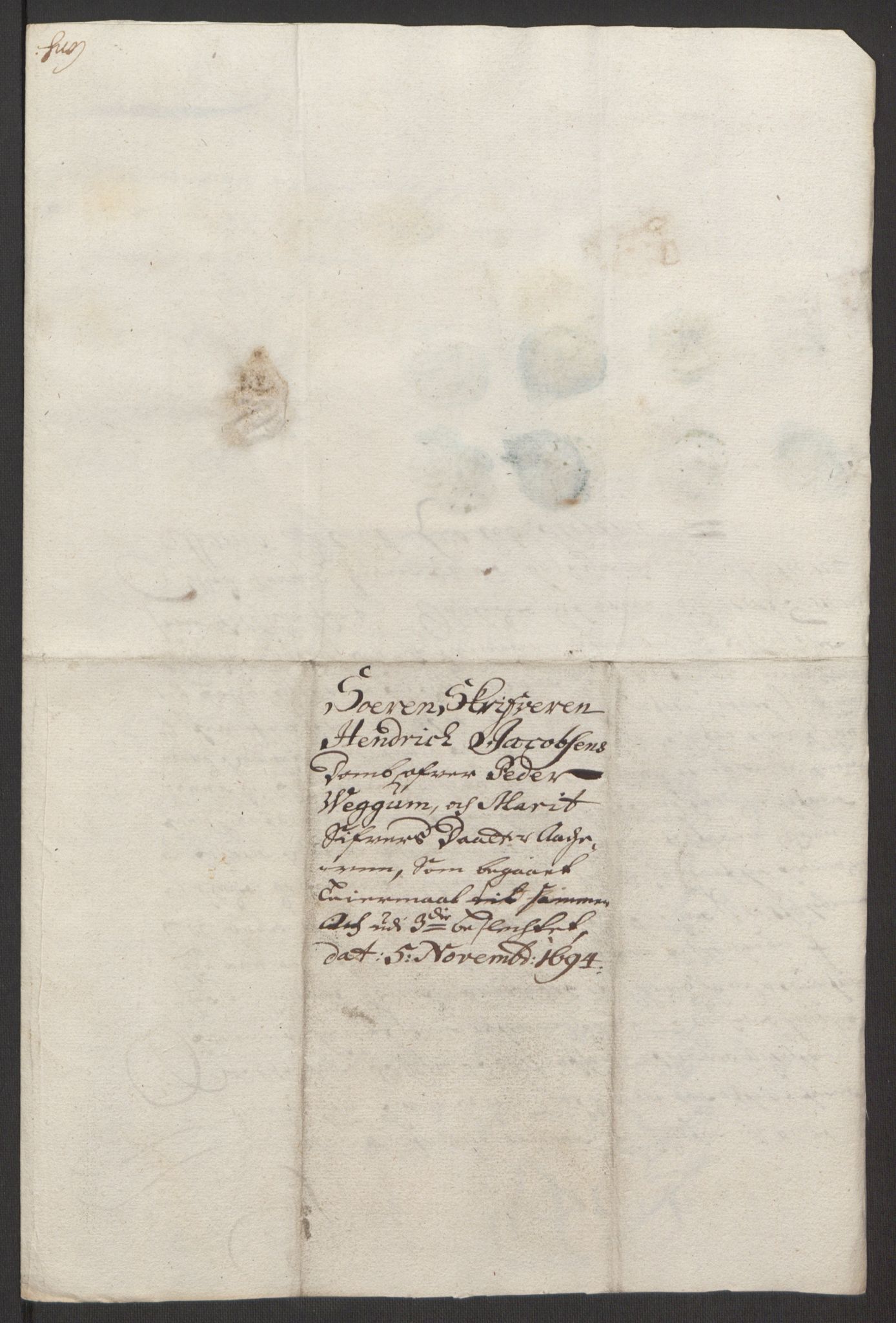 Rentekammeret inntil 1814, Reviderte regnskaper, Fogderegnskap, AV/RA-EA-4092/R17/L1168: Fogderegnskap Gudbrandsdal, 1694, s. 284