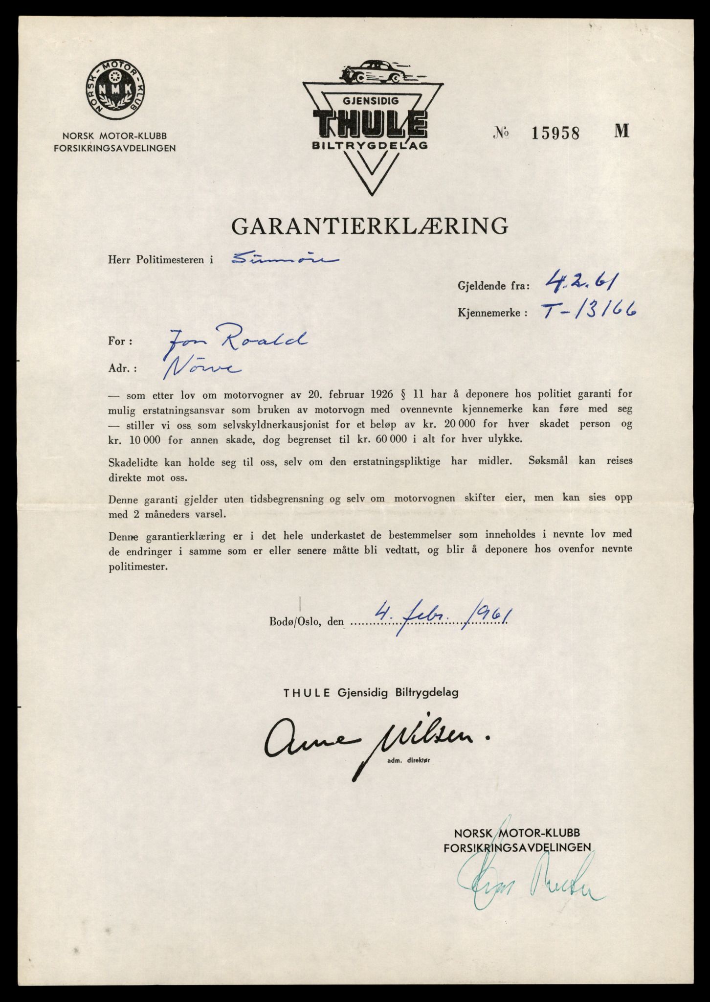 Møre og Romsdal vegkontor - Ålesund trafikkstasjon, AV/SAT-A-4099/F/Fe/L0037: Registreringskort for kjøretøy T 13031 - T 13179, 1927-1998, s. 2602