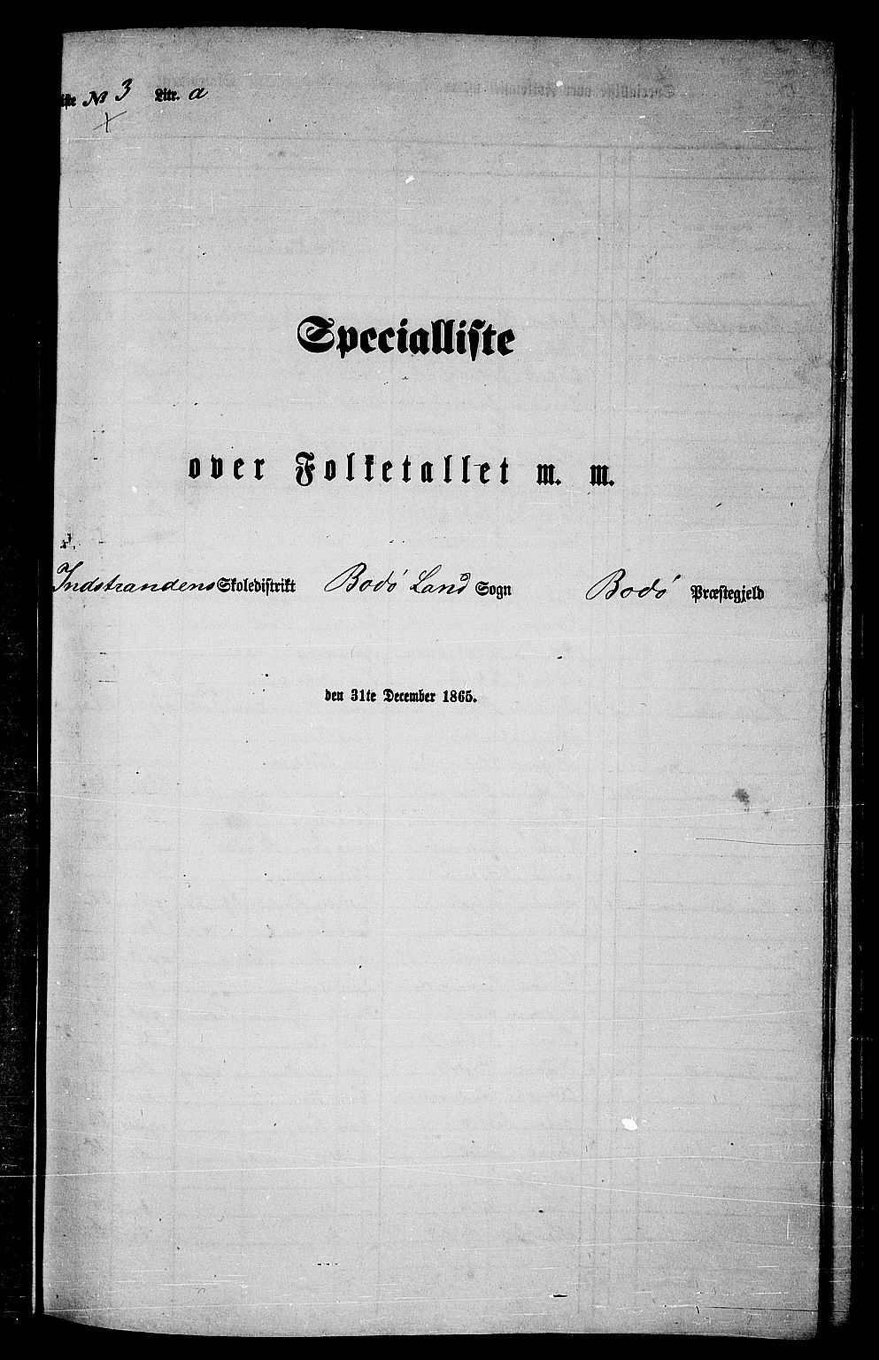 RA, Folketelling 1865 for 1843L Bodø prestegjeld, Bodø landsokn, 1865, s. 51