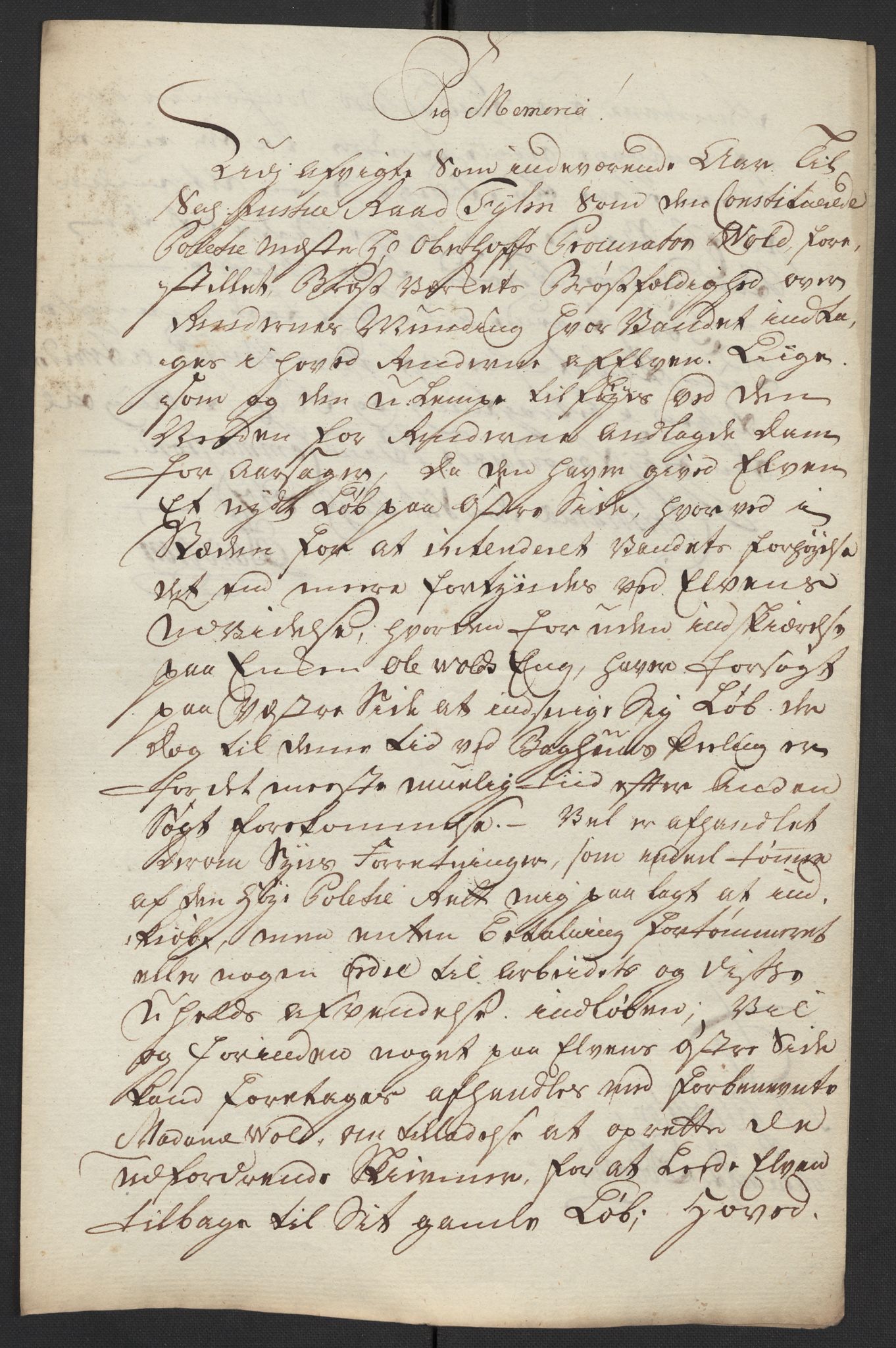 Oslo politidistrikt, SAO/A-10085/D/Da/L0002: Innkomne brev, pro memoria m.v., 1778-1779, s. 310