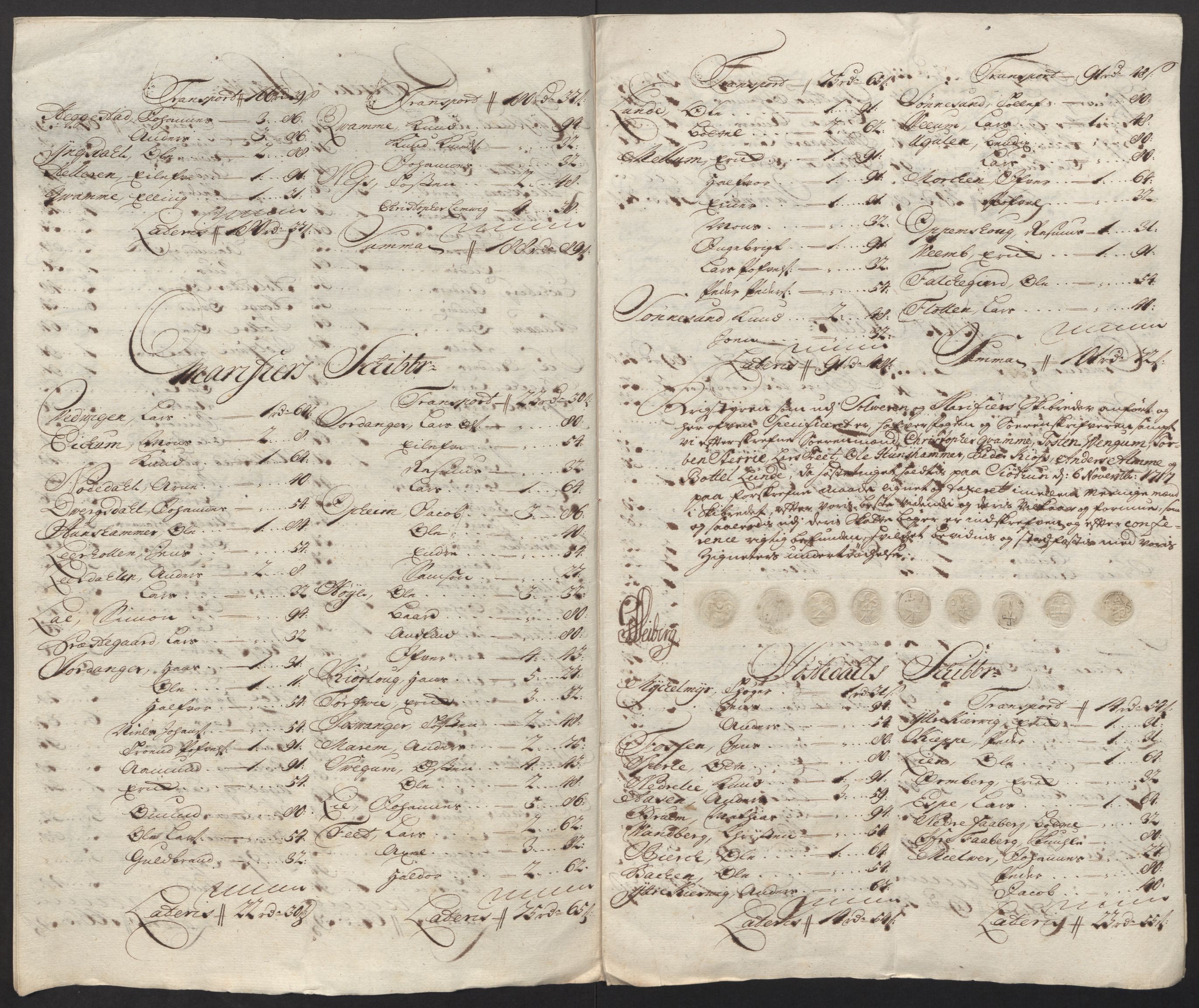 Rentekammeret inntil 1814, Reviderte regnskaper, Fogderegnskap, RA/EA-4092/R52/L3321: Fogderegnskap Sogn, 1717-1718, s. 114