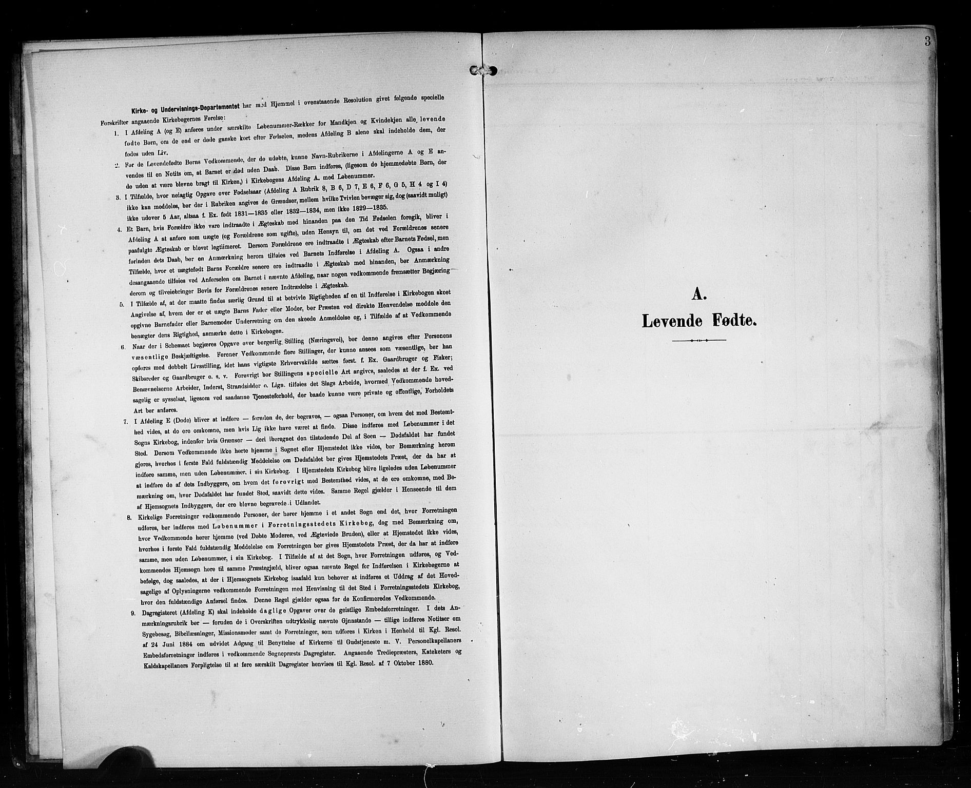 Vågsøy sokneprestembete, SAB/A-81601/H/Hab: Klokkerbok nr. A 1, 1905-1926, s. 3