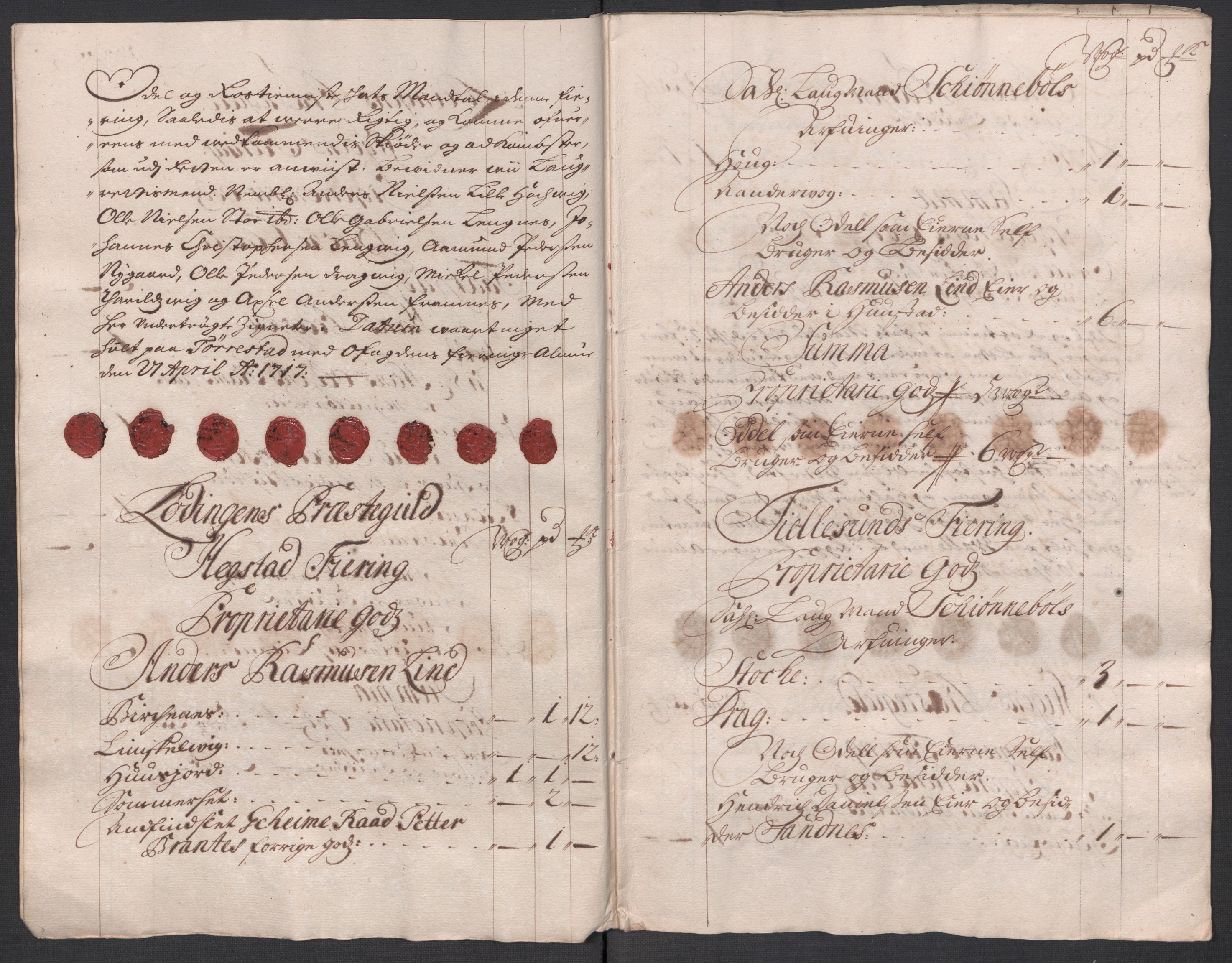 Rentekammeret inntil 1814, Reviderte regnskaper, Fogderegnskap, AV/RA-EA-4092/R66/L4587: Fogderegnskap Salten, 1717, s. 69