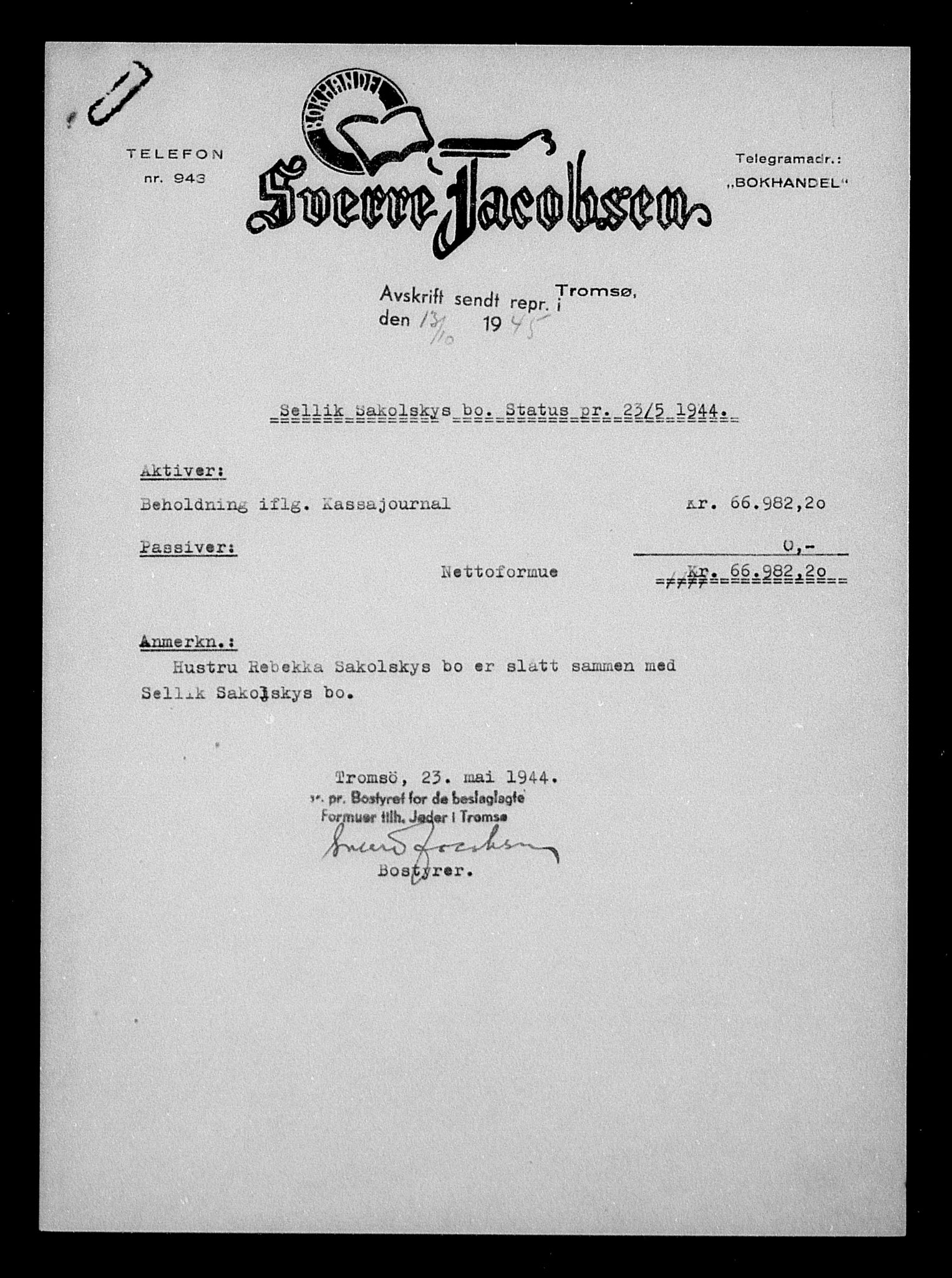 Justisdepartementet, Tilbakeføringskontoret for inndratte formuer, AV/RA-S-1564/H/Hc/Hcb/L0915: --, 1945-1947, s. 316