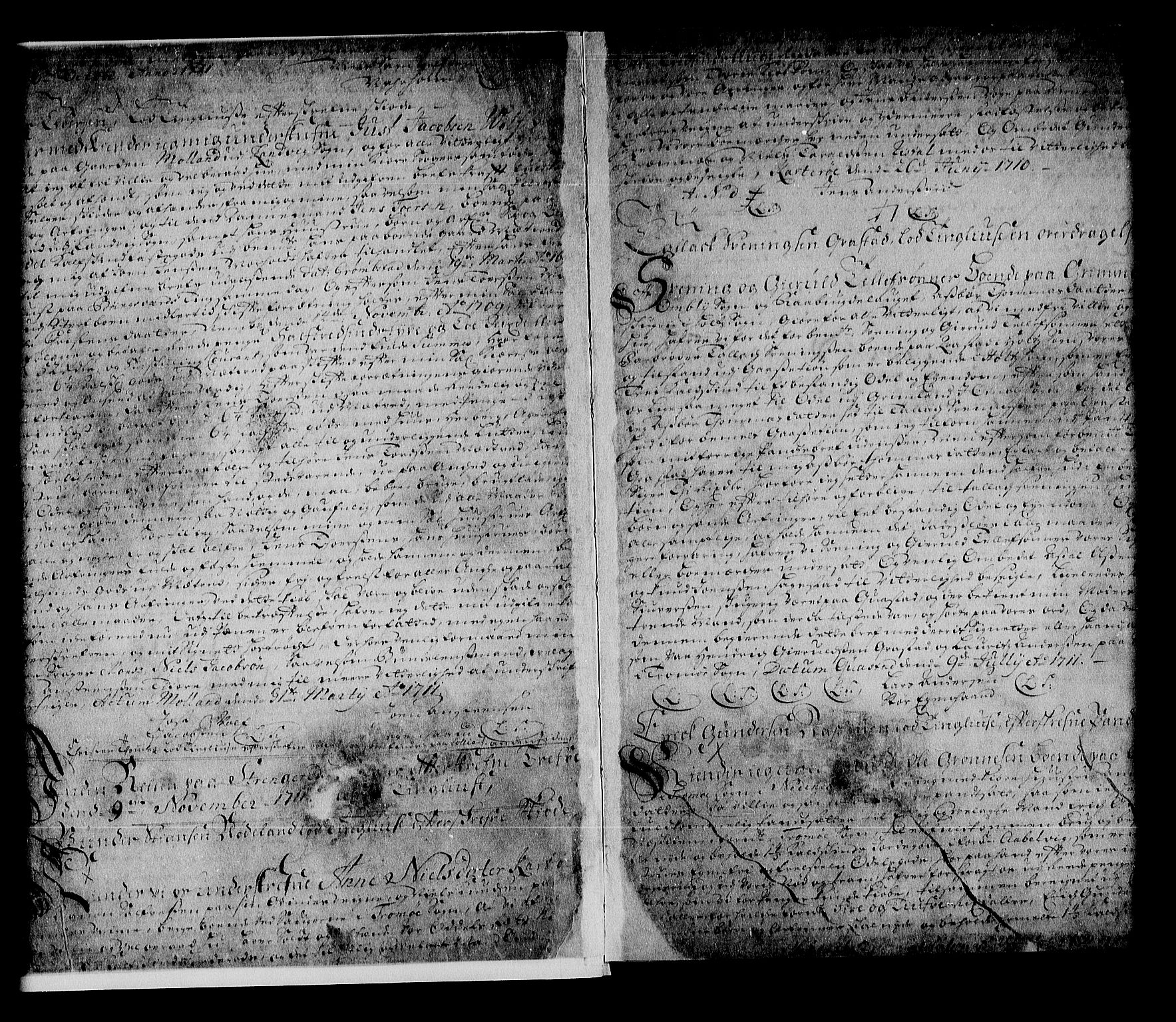 Nedenes sorenskriveri før 1824, SAK/1221-0007/G/Gb/L0003: Pantebok nr. 3, 1711-1721, s. 3