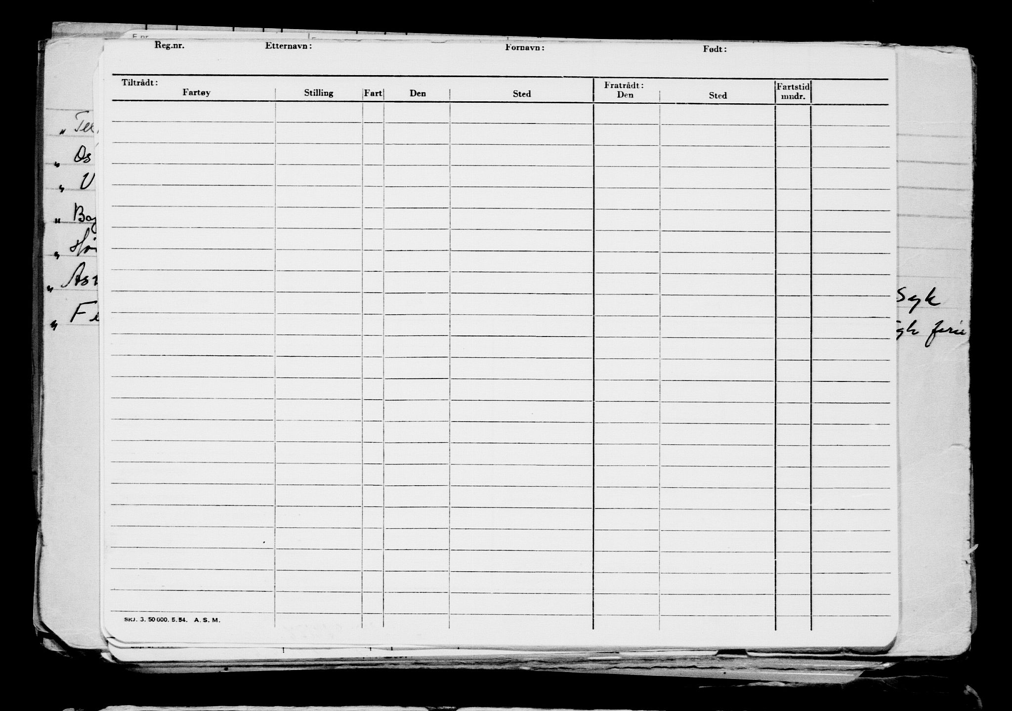 Direktoratet for sjømenn, AV/RA-S-3545/G/Gb/L0188: Hovedkort, 1920, s. 539