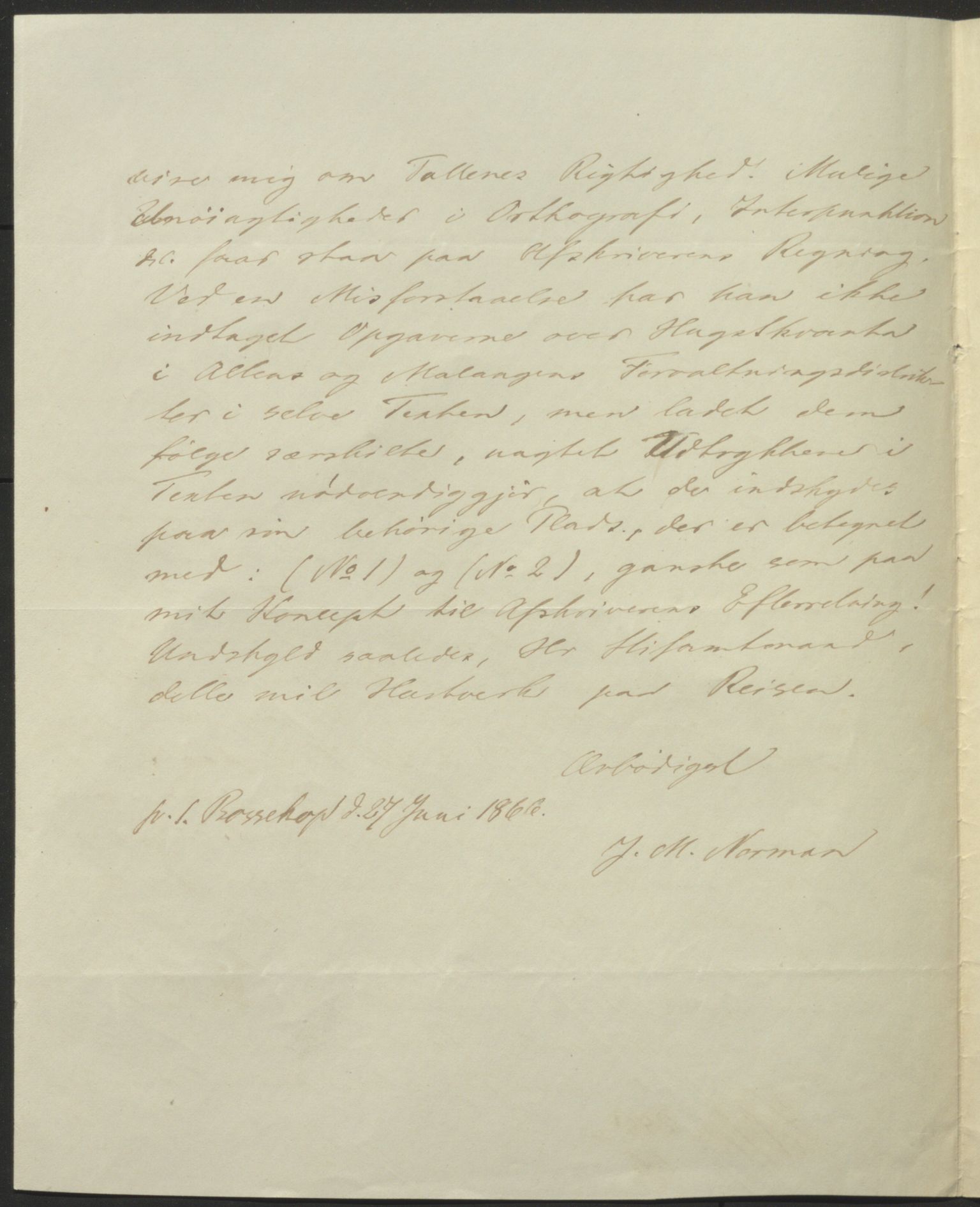 Fylkesmannen i Finnmark, AV/SATØ-S-1120/1Cc/L2472: Femårsberetninger - grunnlagsmateriale, 1861-1870, s. 71