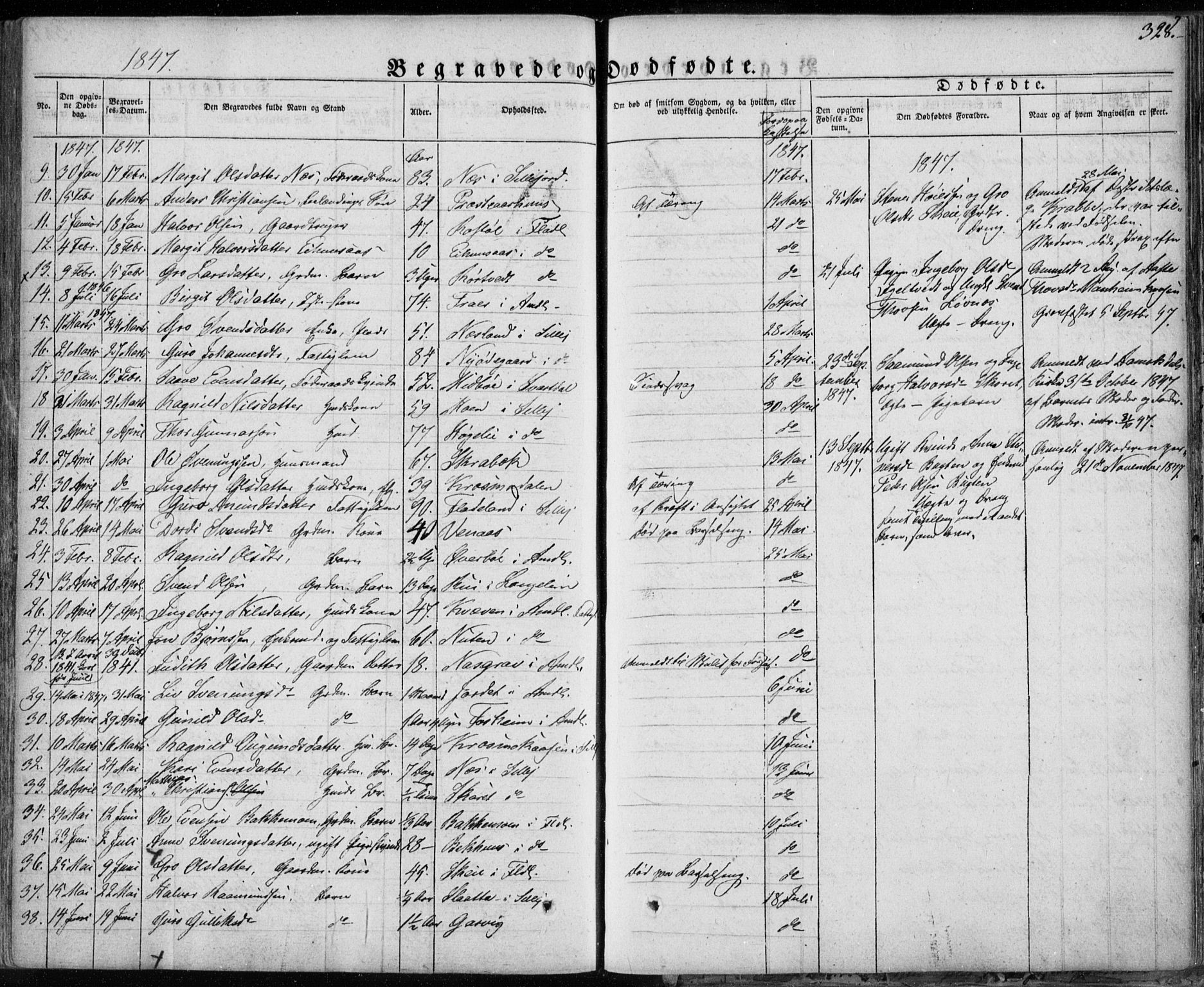 Seljord kirkebøker, AV/SAKO-A-20/F/Fa/L0011: Ministerialbok nr. I 11, 1831-1849, s. 328
