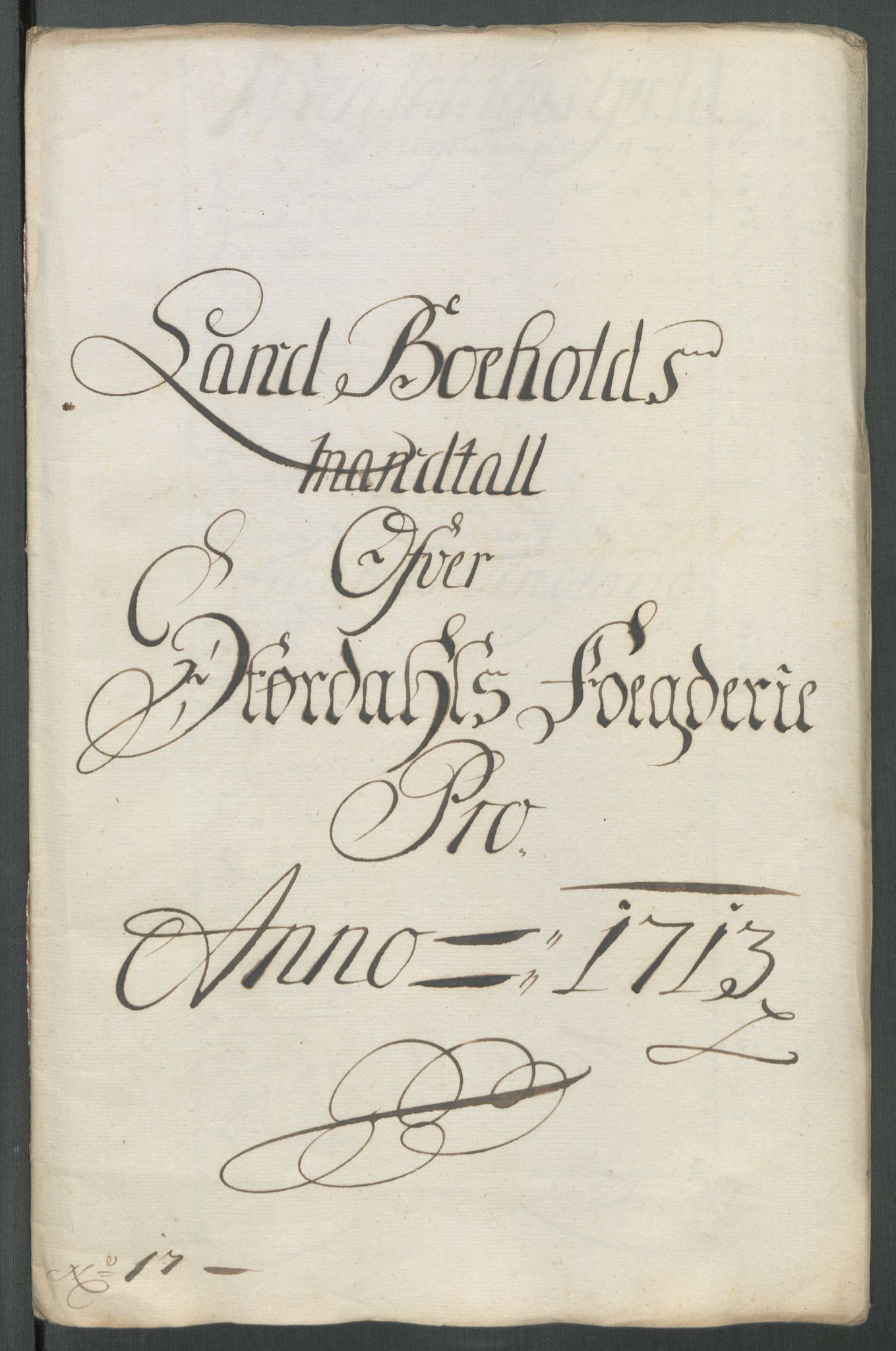 Rentekammeret inntil 1814, Reviderte regnskaper, Fogderegnskap, RA/EA-4092/R62/L4203: Fogderegnskap Stjørdal og Verdal, 1713, s. 198