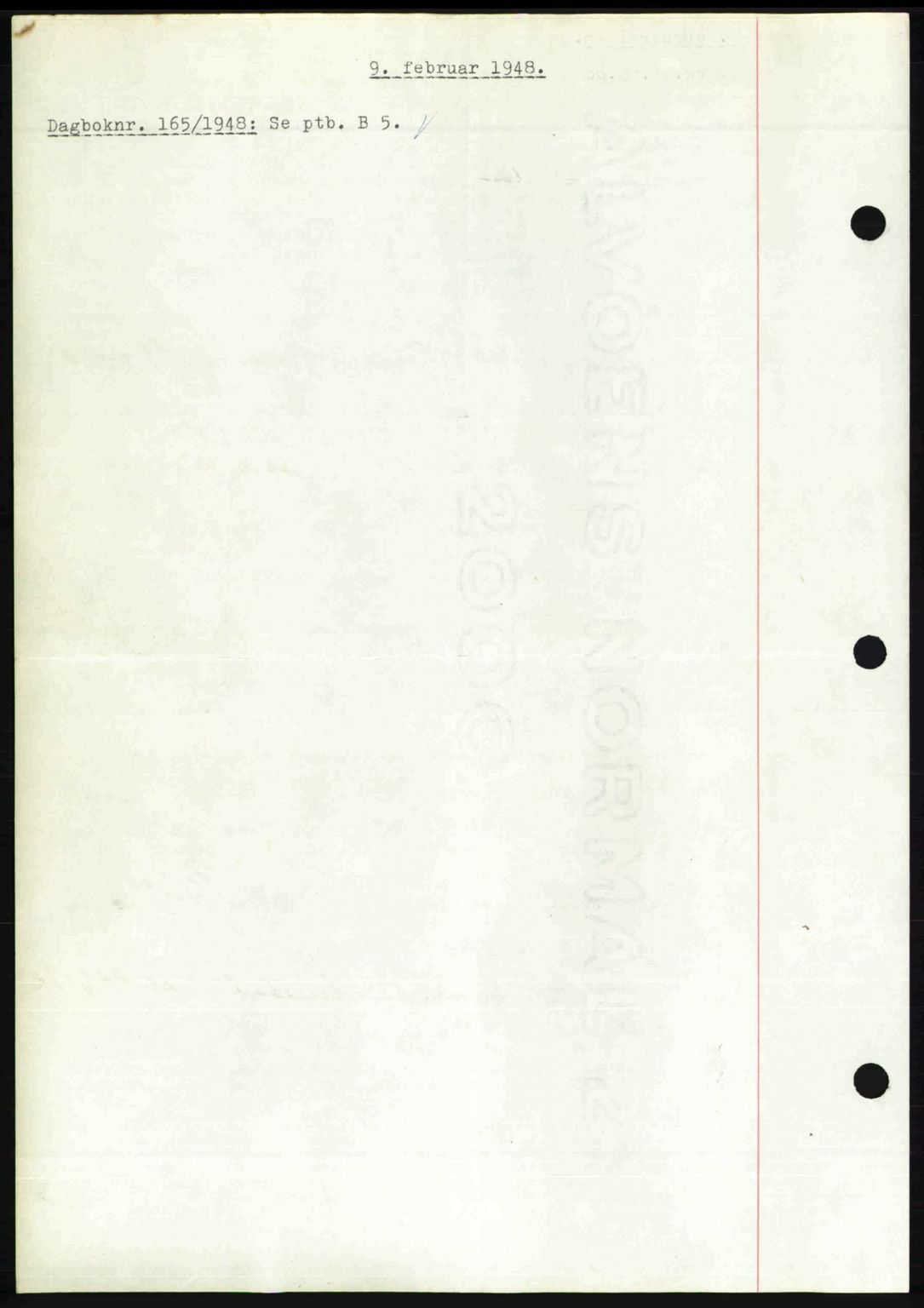 Nedenes sorenskriveri, SAK/1221-0006/G/Gb/Gba/L0058: Pantebok nr. A10, 1947-1948, Dagboknr: 165/1948