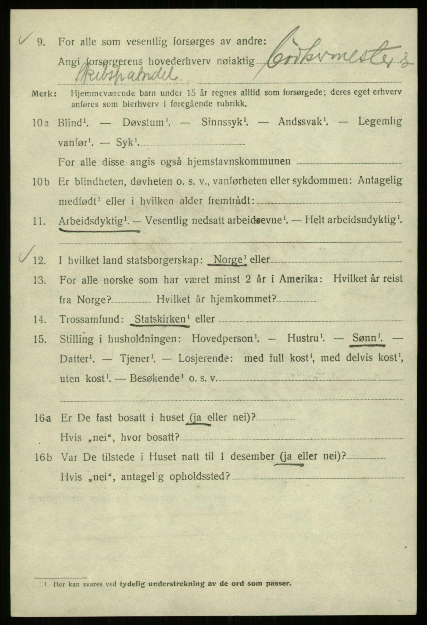 SAB, Folketelling 1920 for 1301 Bergen kjøpstad, 1920, s. 202005
