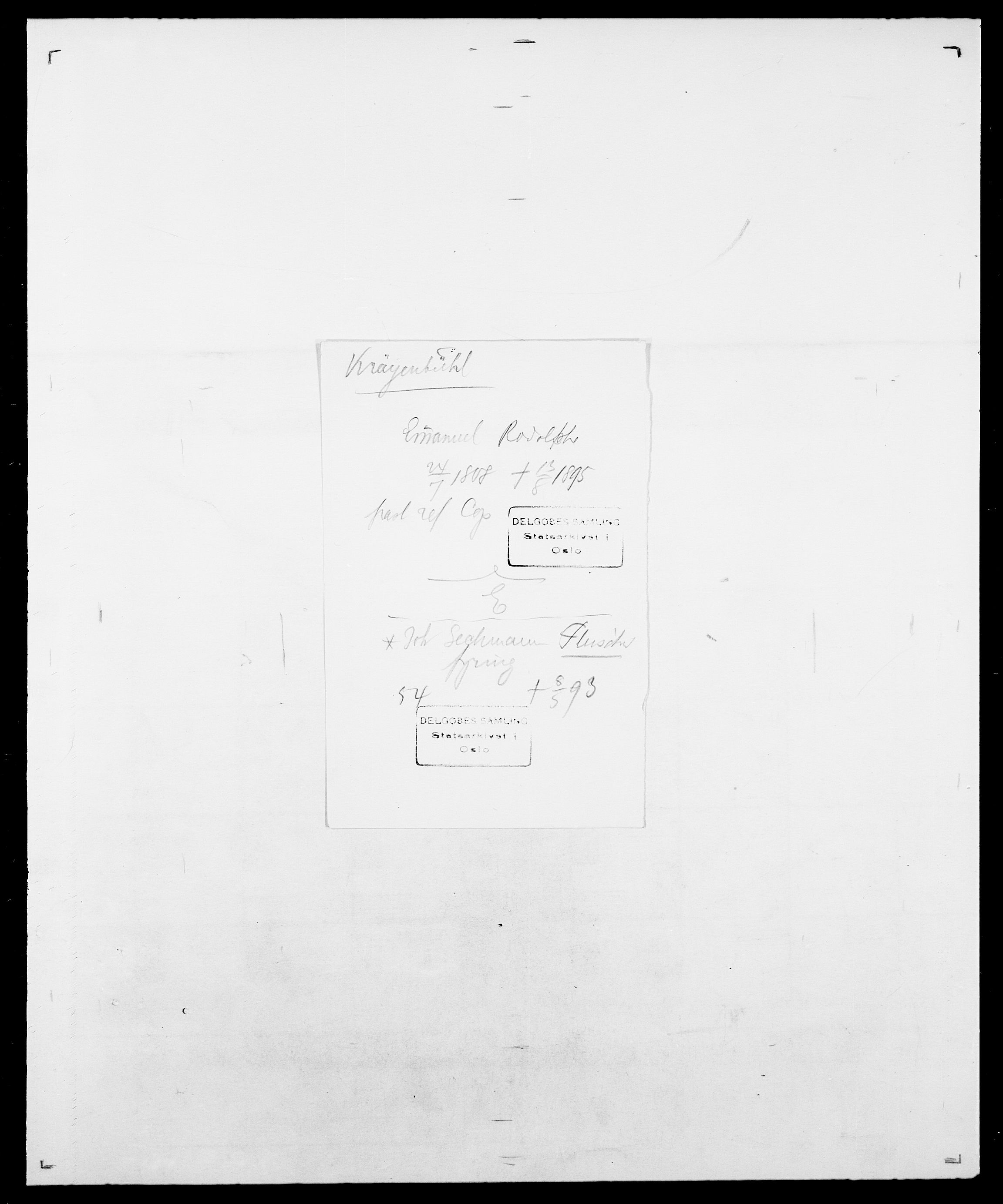 Delgobe, Charles Antoine - samling, AV/SAO-PAO-0038/D/Da/L0022: Krog - Lasteen, s. 185
