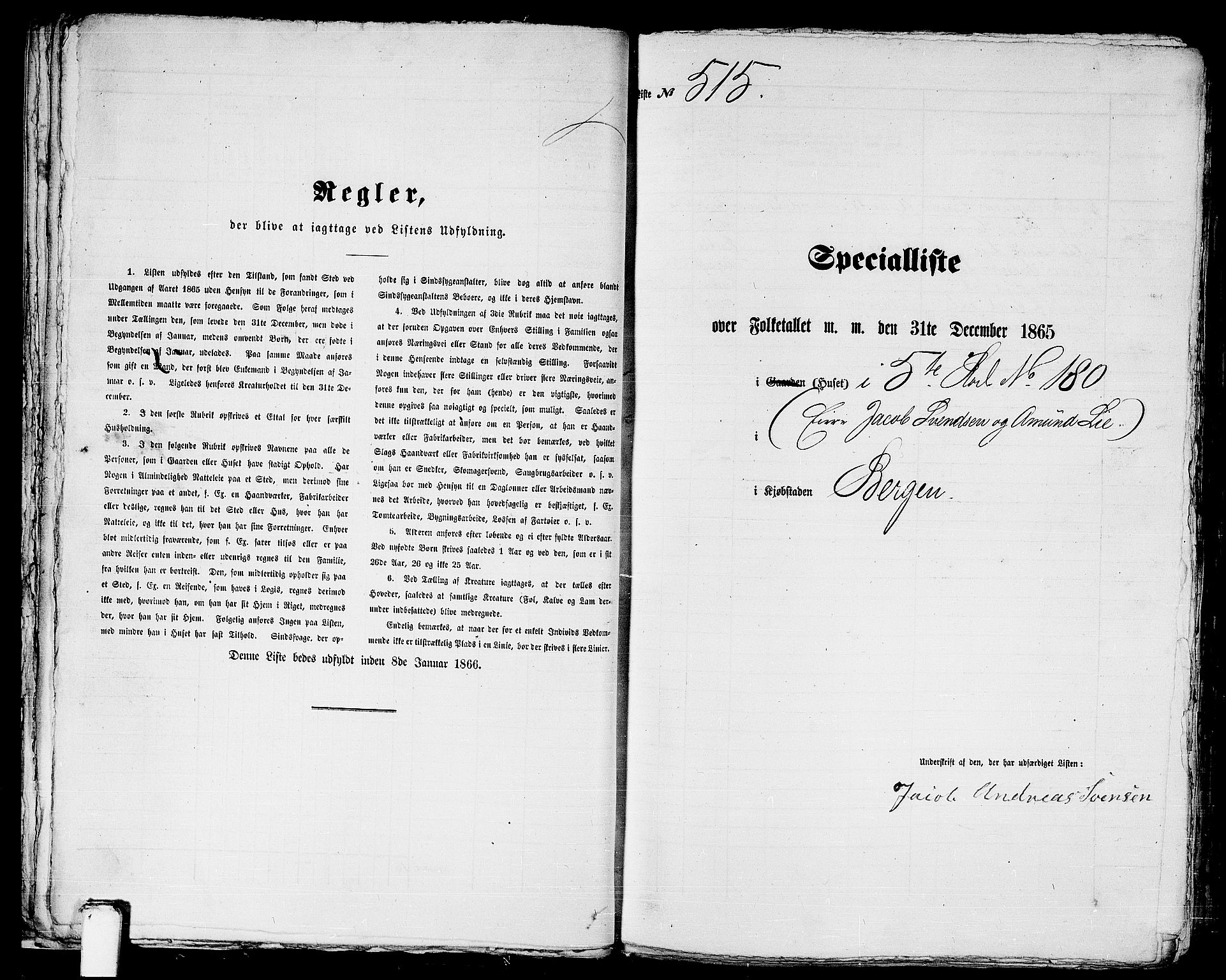 RA, Folketelling 1865 for 1301 Bergen kjøpstad, 1865, s. 1092