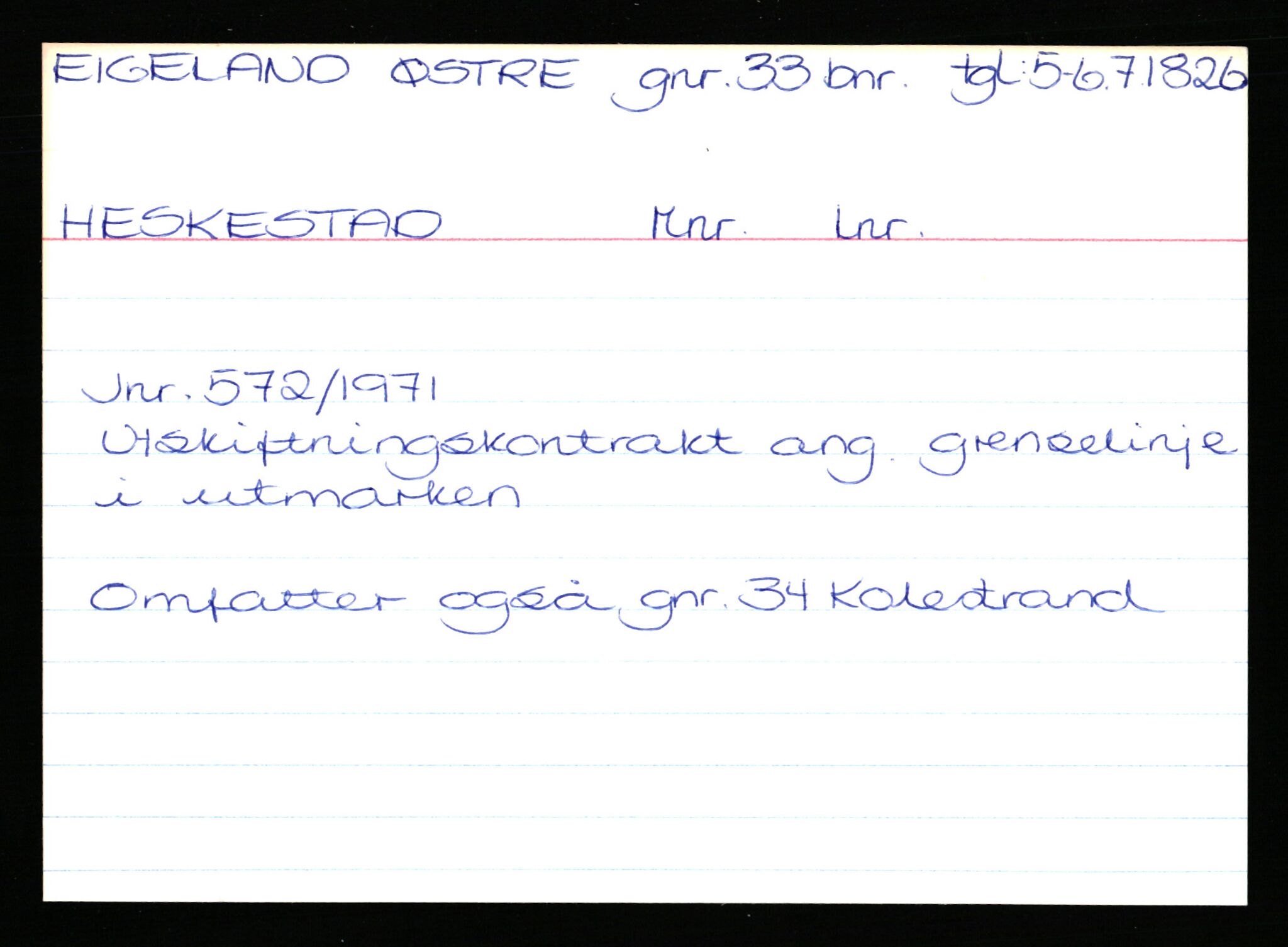 Statsarkivet i Stavanger, AV/SAST-A-101971/03/Y/Yk/L0008: Registerkort sortert etter gårdsnavn: Eig - Erlien, 1750-1930, s. 171