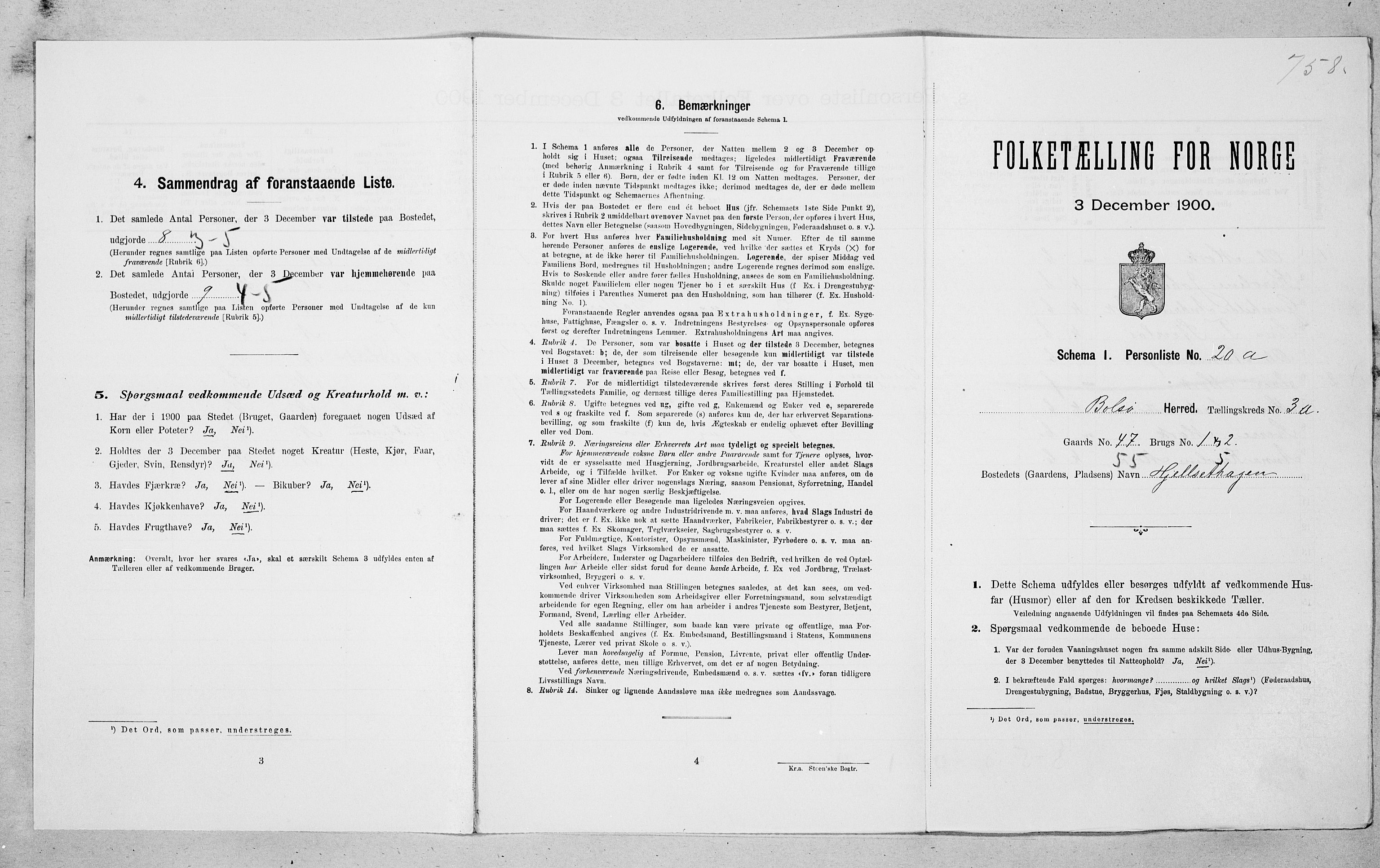 SAT, Folketelling 1900 for 1544 Bolsøy herred, 1900, s. 591