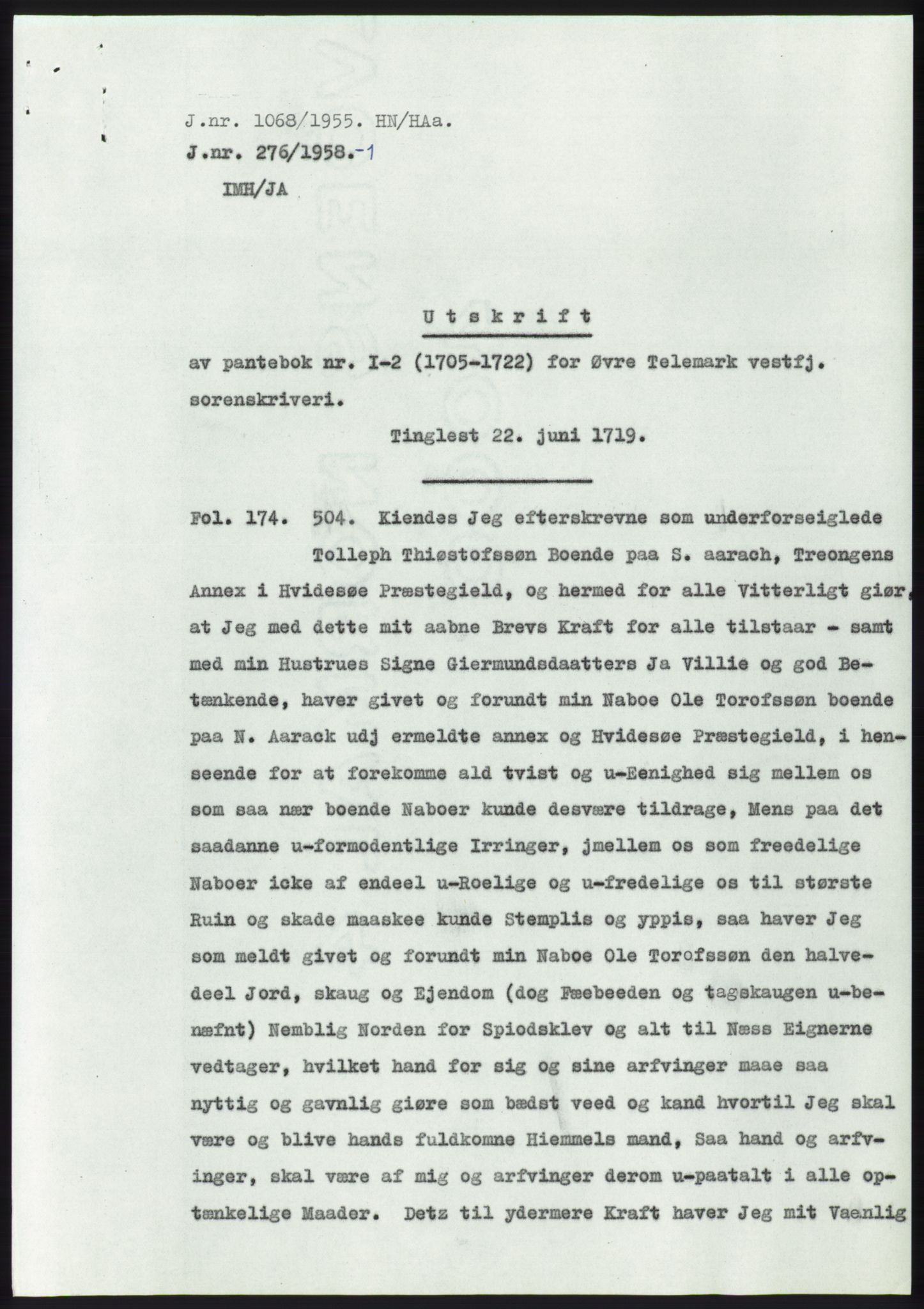 Statsarkivet i Kongsberg, SAKO/A-0001, 1958, s. 121