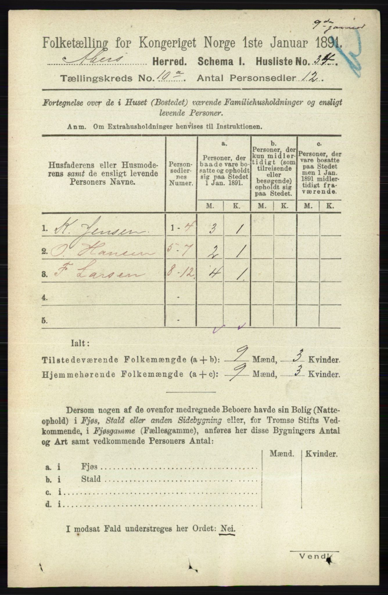 RA, Folketelling 1891 for 0218 Aker herred, 1891, s. 8841