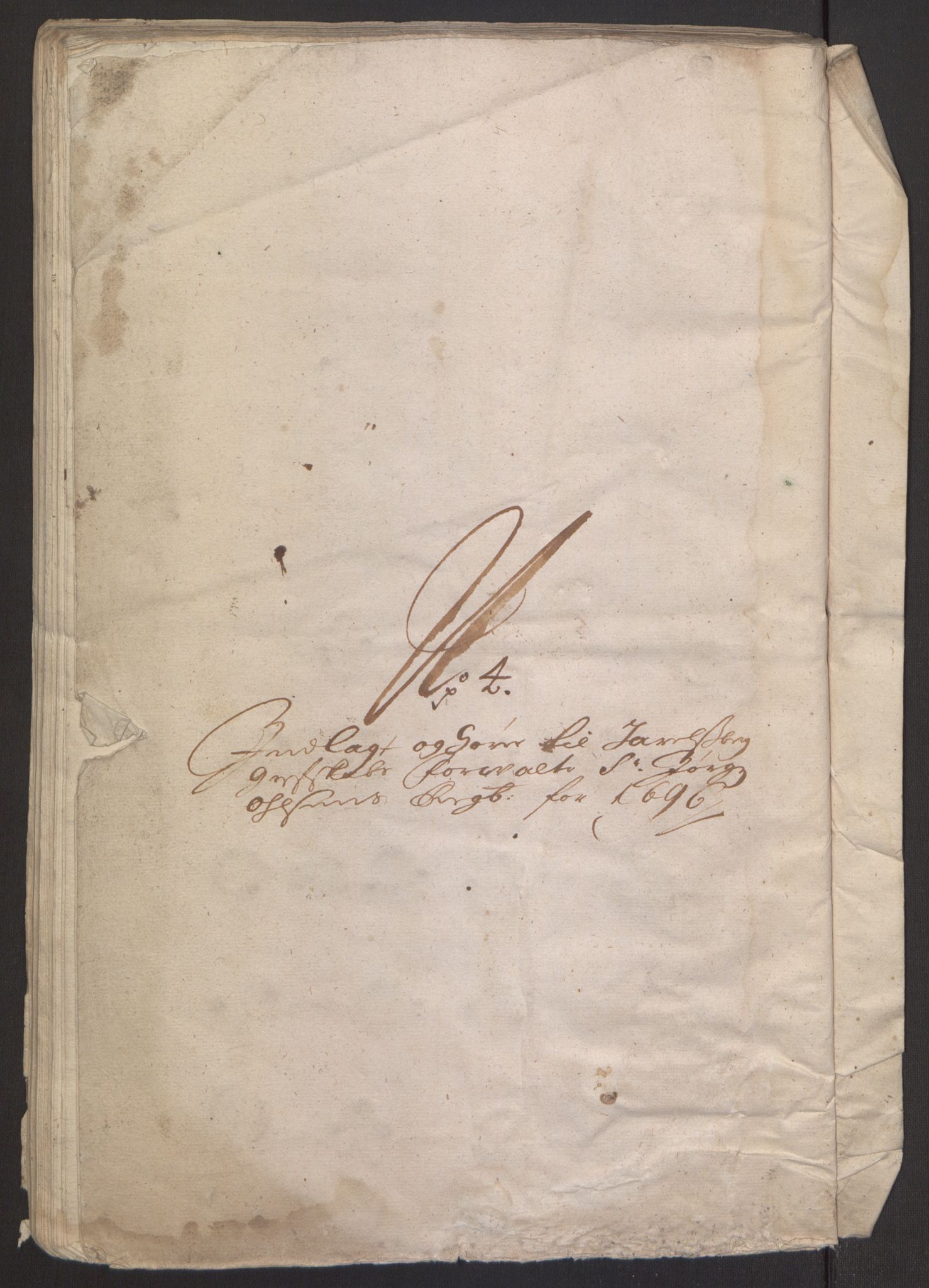 Rentekammeret inntil 1814, Reviderte regnskaper, Fogderegnskap, AV/RA-EA-4092/R32/L1867: Fogderegnskap Jarlsberg grevskap, 1694-1696, s. 367