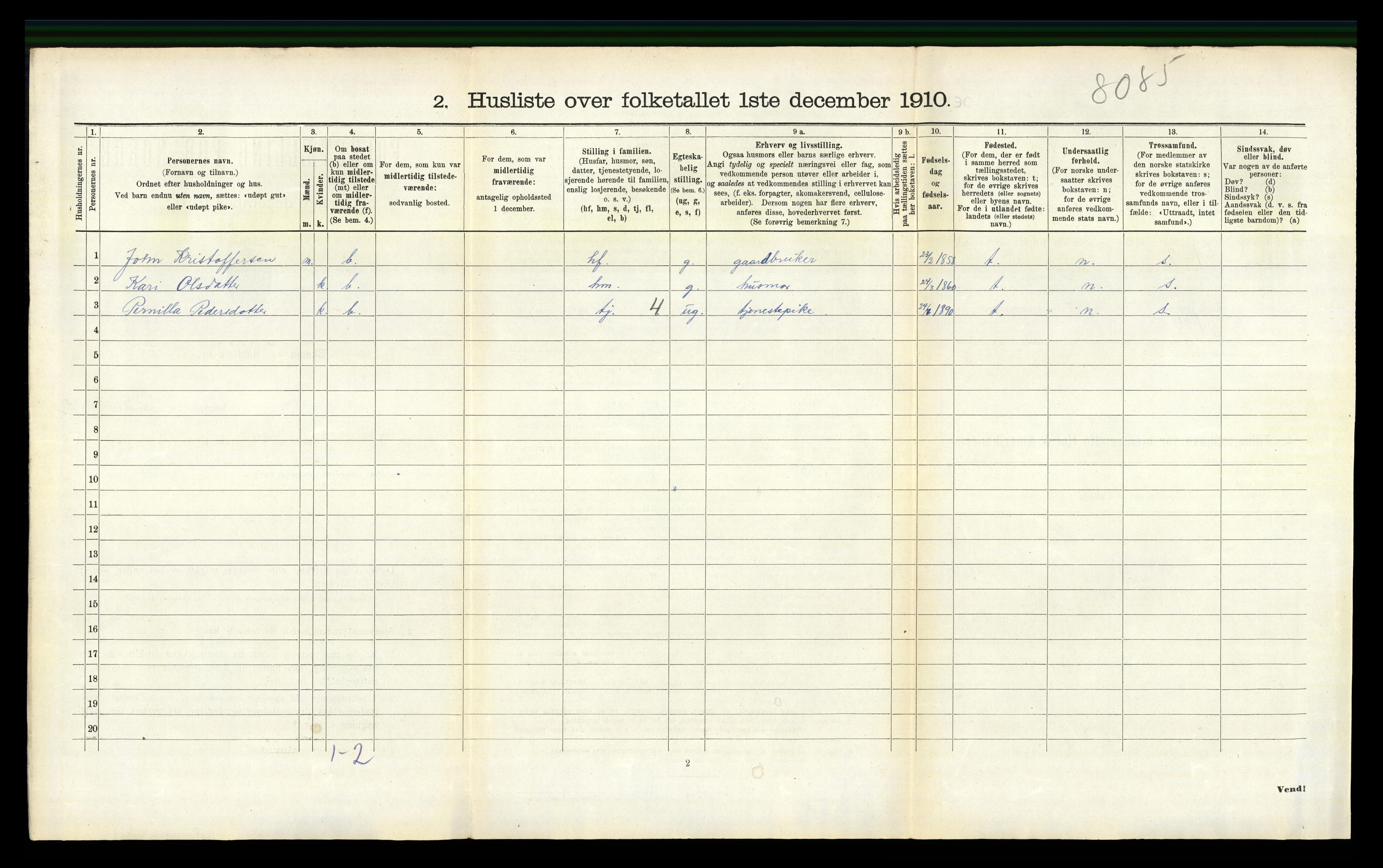 RA, Folketelling 1910 for 1243 Os herred, 1910, s. 269