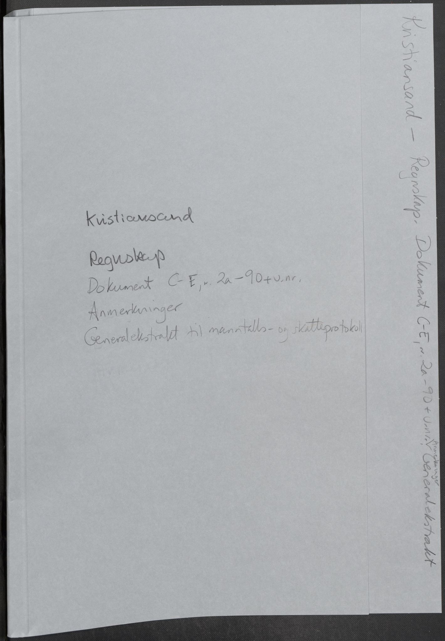 Rentekammeret inntil 1814, Reviderte regnskaper, Mindre regnskaper, RA/EA-4068/Rf/Rfe/L0007: Christiania. Kristiansand, 1789, s. 295