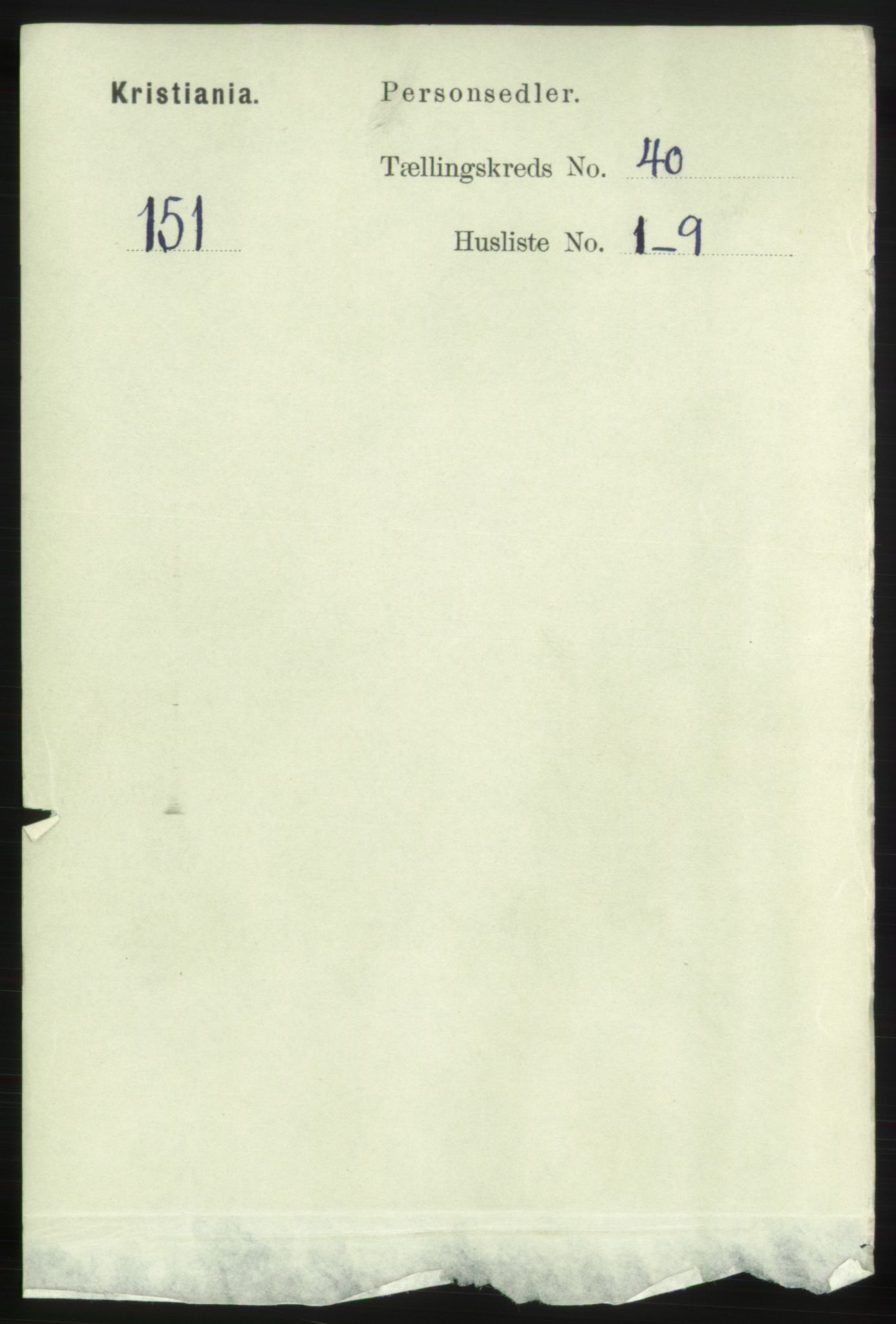 RA, Folketelling 1891 for 0301 Kristiania kjøpstad, 1891, s. 22796