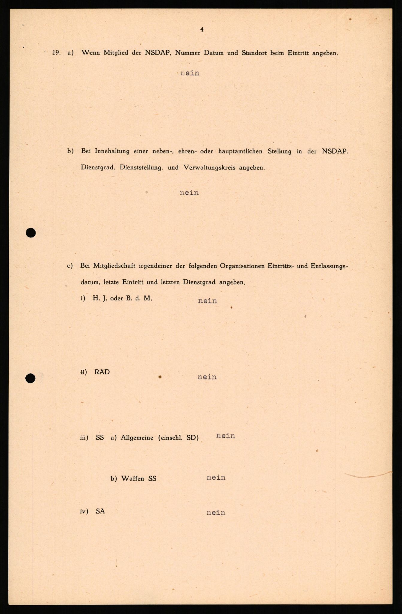 Forsvaret, Forsvarets overkommando II, AV/RA-RAFA-3915/D/Db/L0039: CI Questionaires. Tyske okkupasjonsstyrker i Norge. Østerrikere., 1945-1946, s. 128