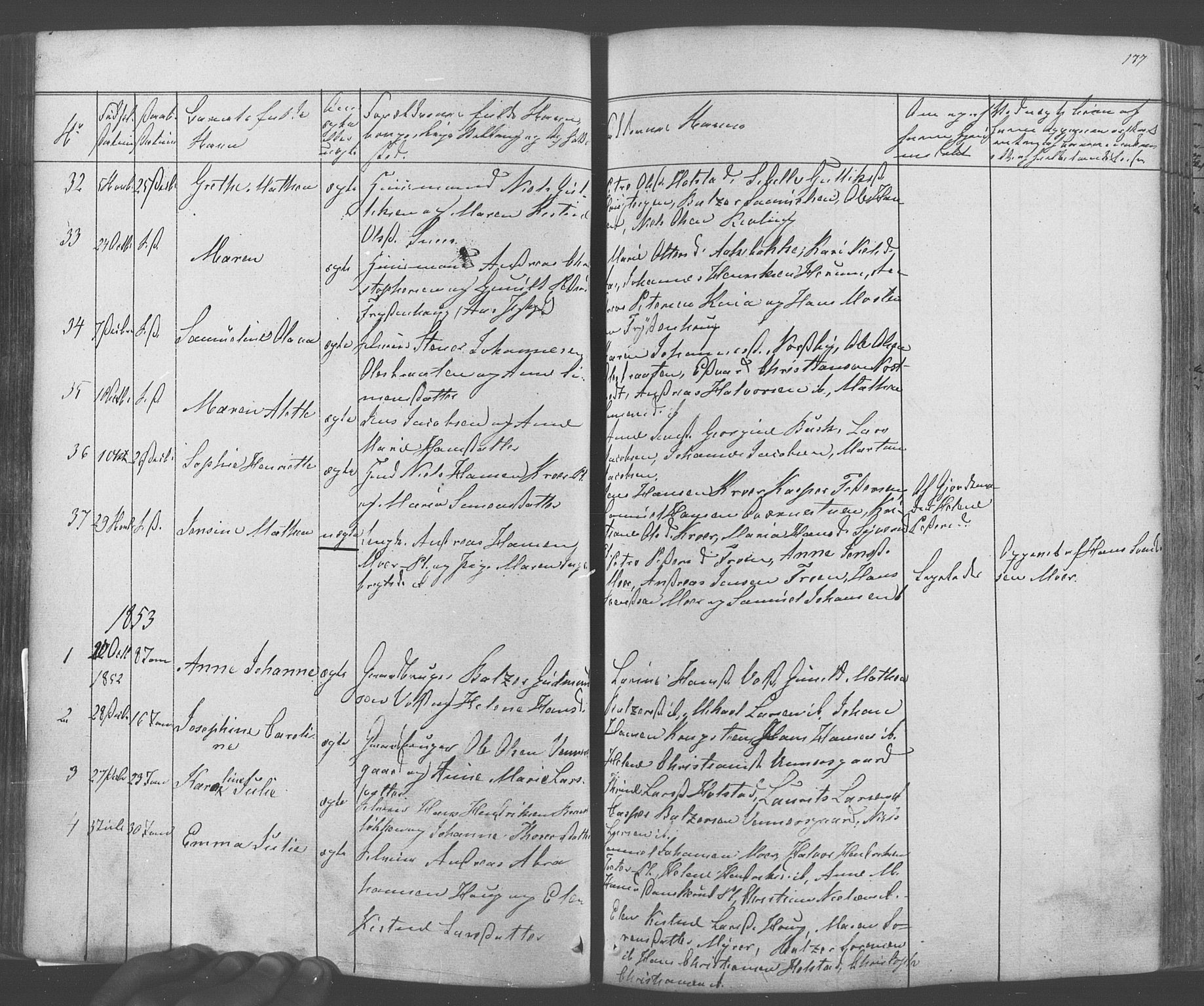 Ås prestekontor Kirkebøker, AV/SAO-A-10894/F/Fa/L0006: Ministerialbok nr. I 6, 1841-1853, s. 176-177