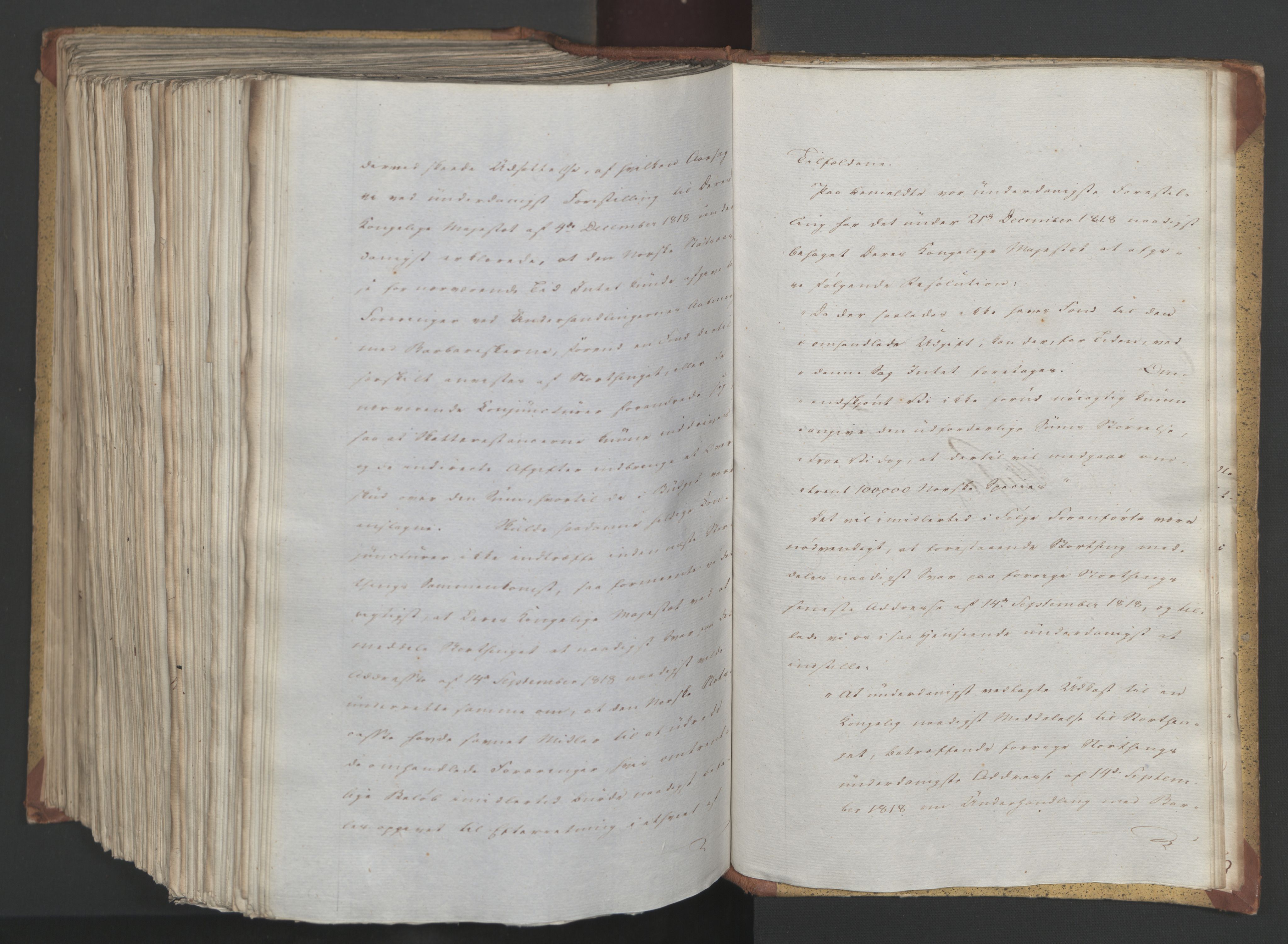 Statsrådsavdelingen i Stockholm, AV/RA-S-1003/D/Da/L0024: Regjeringsinnstillinger nr. 4663-4873, 1820, s. 584