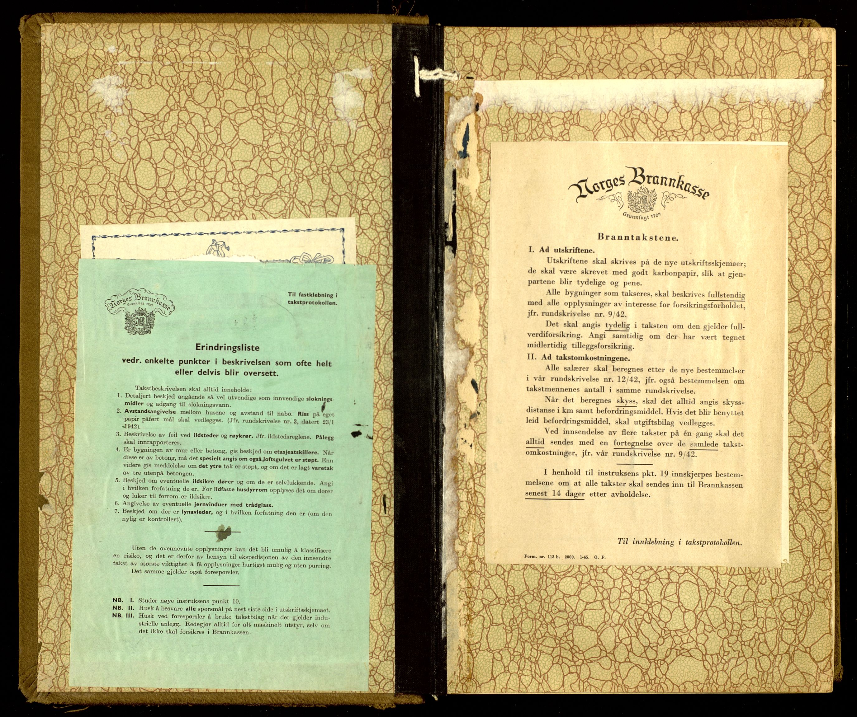Norges Brannkasse, Grue, SAH/NBRANG-016/F/L0008: Branntakstprotokoll, 1935-1951