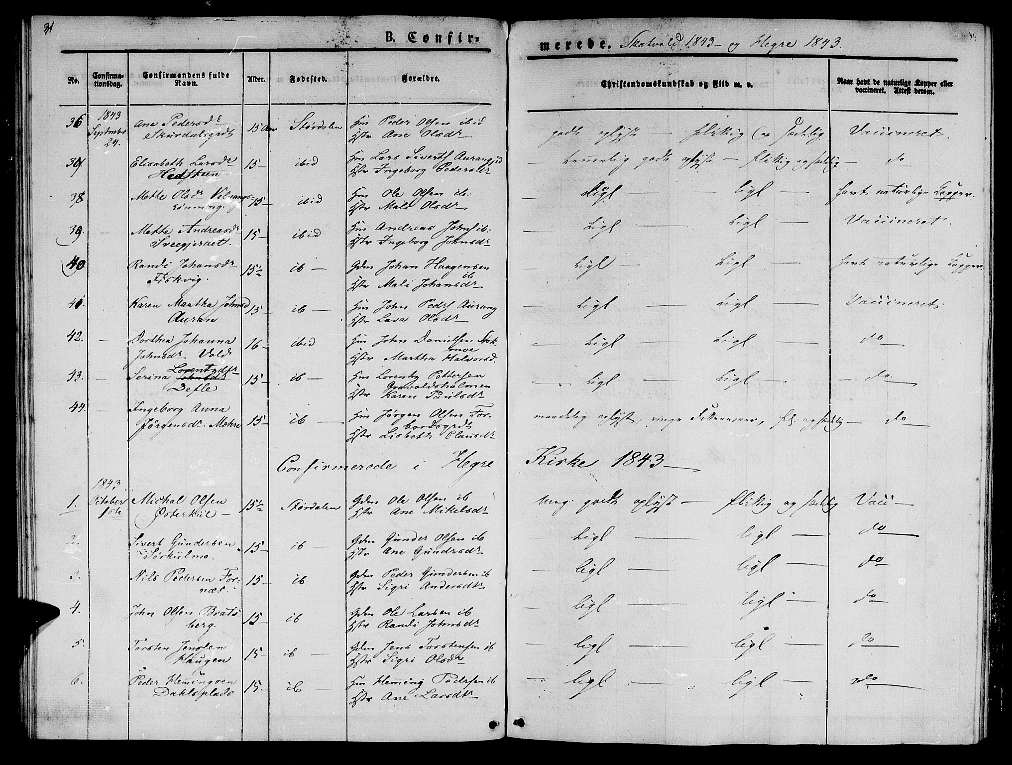 Ministerialprotokoller, klokkerbøker og fødselsregistre - Nord-Trøndelag, AV/SAT-A-1458/709/L0073: Ministerialbok nr. 709A13, 1841-1844, s. 31