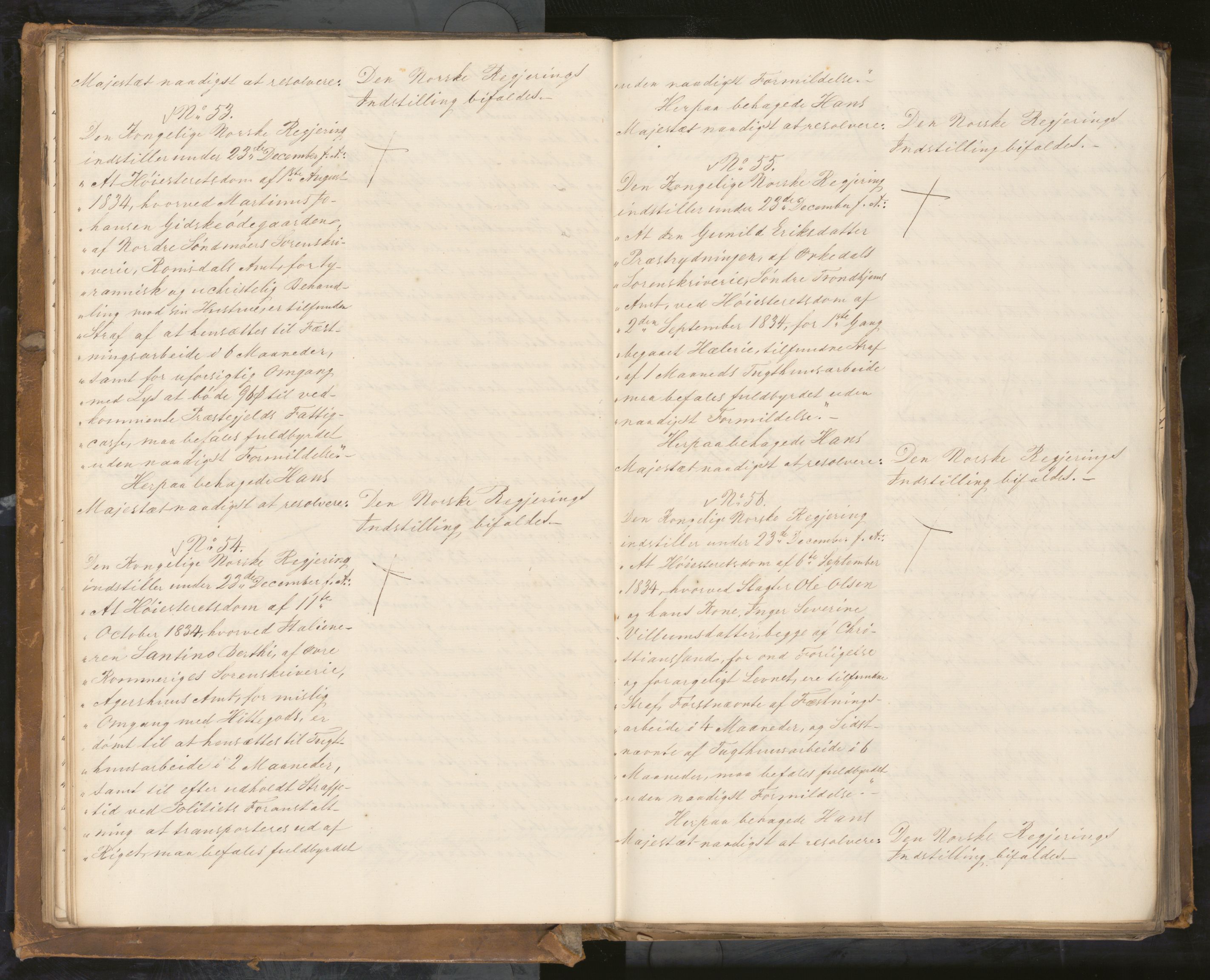 Statsrådssekretariatet, AV/RA-S-1001/A/Ab/L0040: Kgl. res. nr. 1-568, 1. halvår, 1835