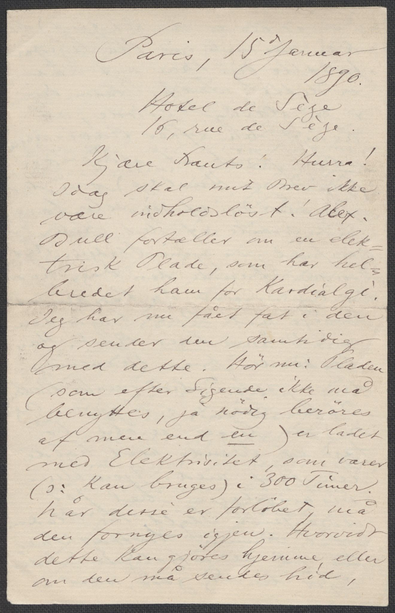Beyer, Frants, AV/RA-PA-0132/F/L0001: Brev fra Edvard Grieg til Frantz Beyer og "En del optegnelser som kan tjene til kommentar til brevene" av Marie Beyer, 1872-1907, s. 327