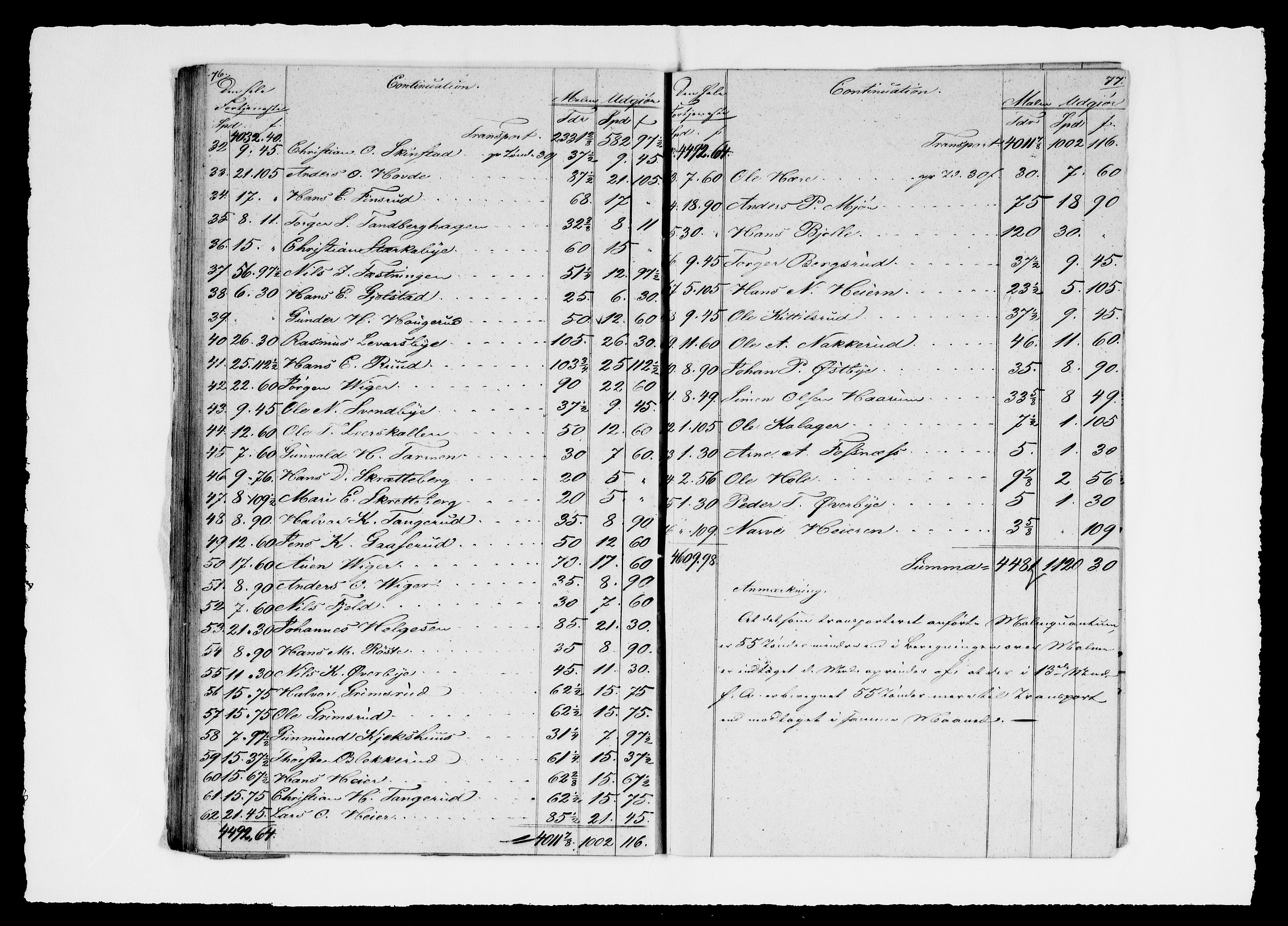 Modums Blaafarveværk, AV/RA-PA-0157/G/Gd/Gdd/L0263/0001: -- / Regning over gruver pukkverk m.v., 1837, s. 40