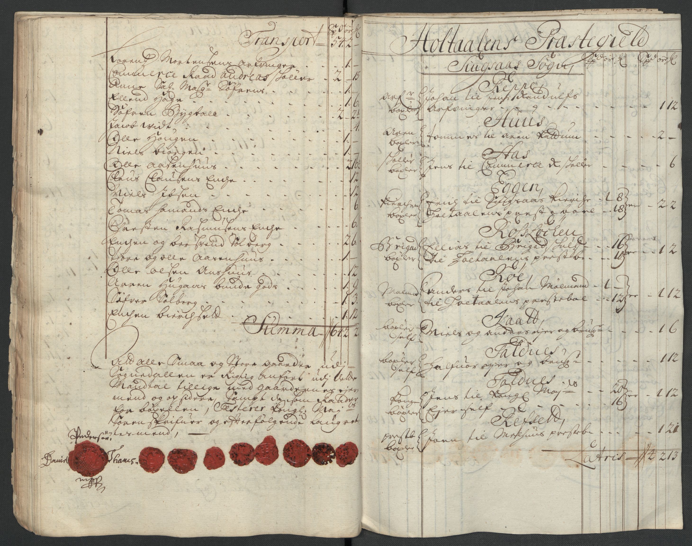 Rentekammeret inntil 1814, Reviderte regnskaper, Fogderegnskap, RA/EA-4092/R60/L3961: Fogderegnskap Orkdal og Gauldal, 1711, s. 289