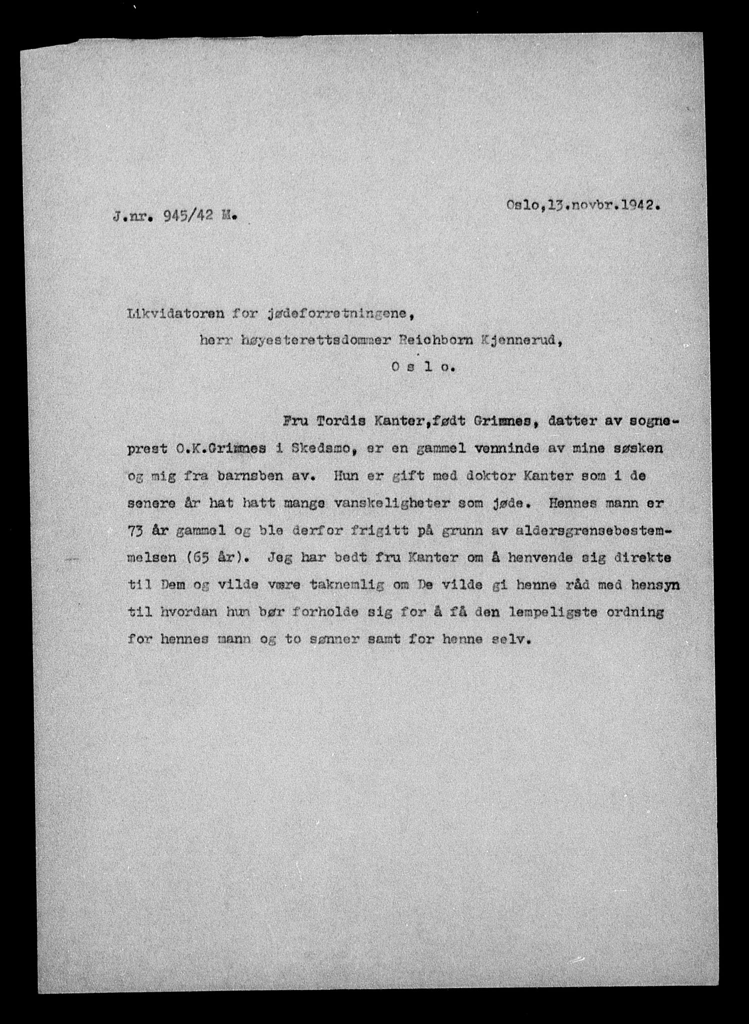 Justisdepartementet, Tilbakeføringskontoret for inndratte formuer, AV/RA-S-1564/H/Hc/Hcc/L0949: --, 1945-1947, s. 26