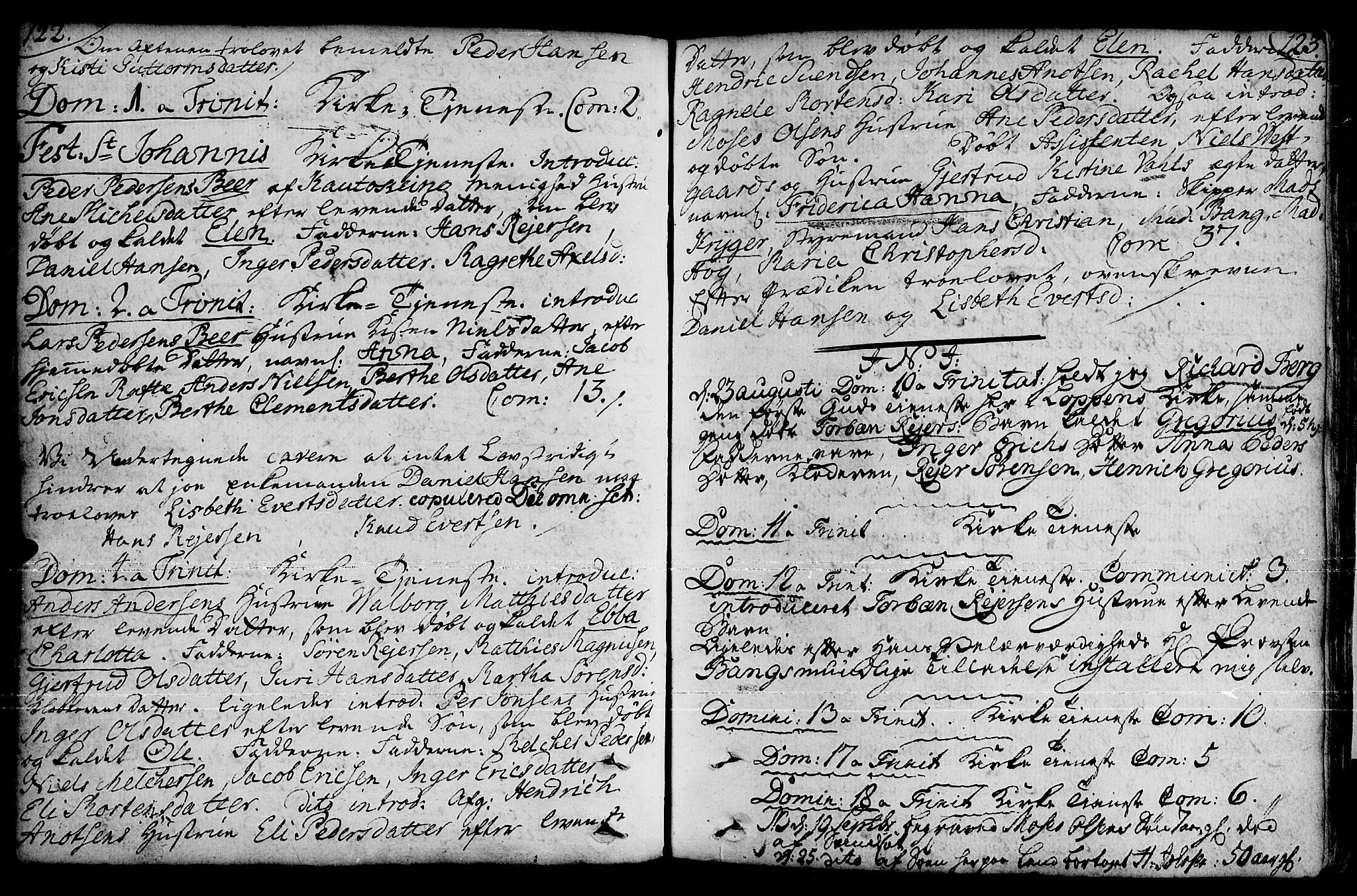 Loppa sokneprestkontor, AV/SATØ-S-1339/H/Ha/L0001kirke: Ministerialbok nr. 1 /1, 1753-1784, s. 122-123