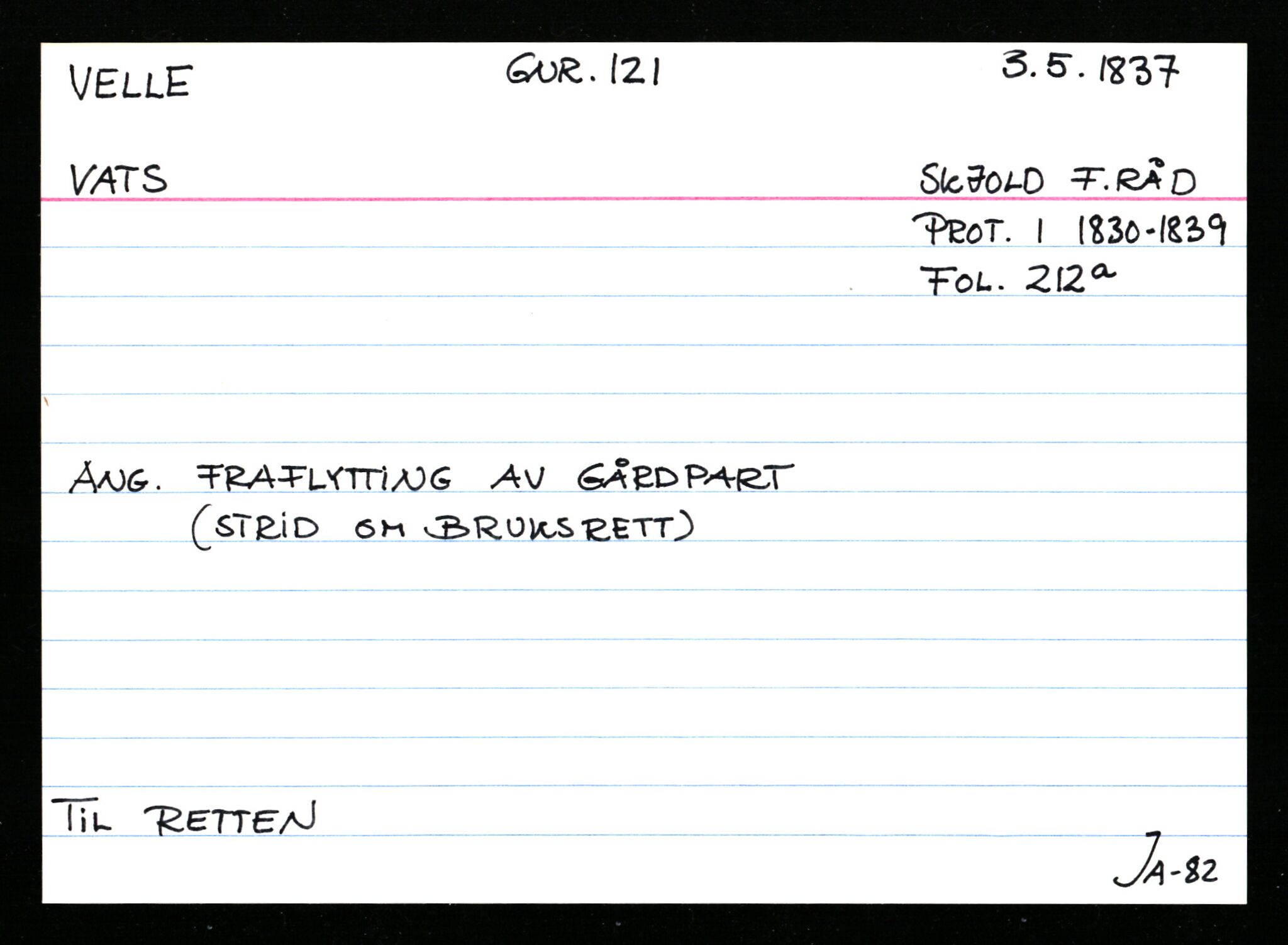 Statsarkivet i Stavanger, AV/SAST-A-101971/03/Y/Ym/L0065: Åstedskort sortert etter gårdsnavn: Vatland - Vervig, 1600-1950, s. 617