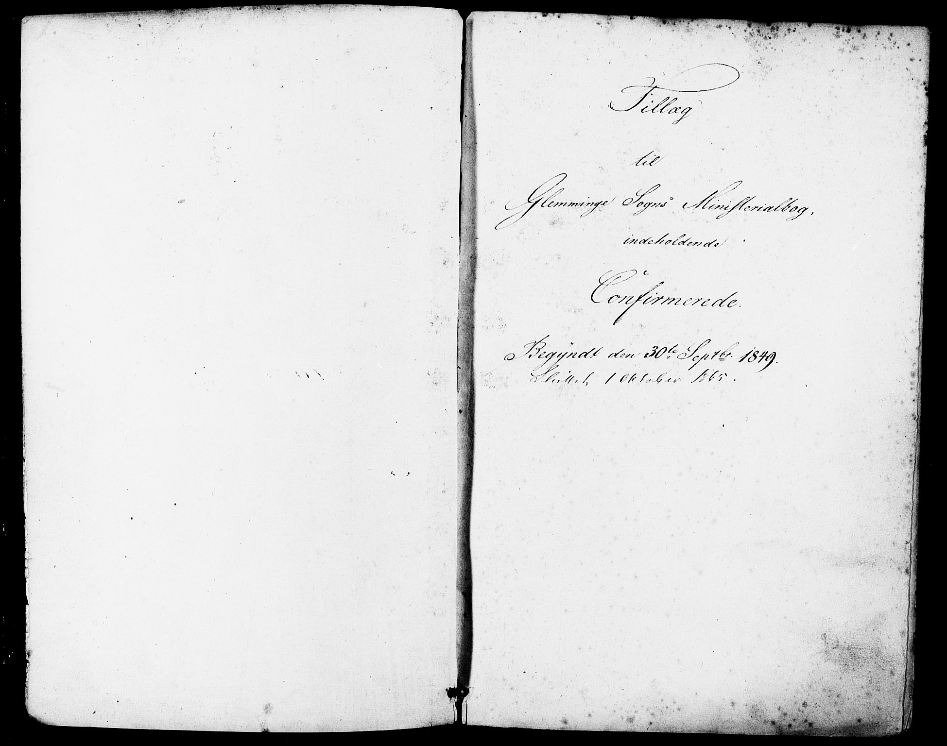 Glemmen prestekontor Kirkebøker, SAO/A-10908/F/Fa/L0006: Ministerialbok nr. 6, 1849-1865