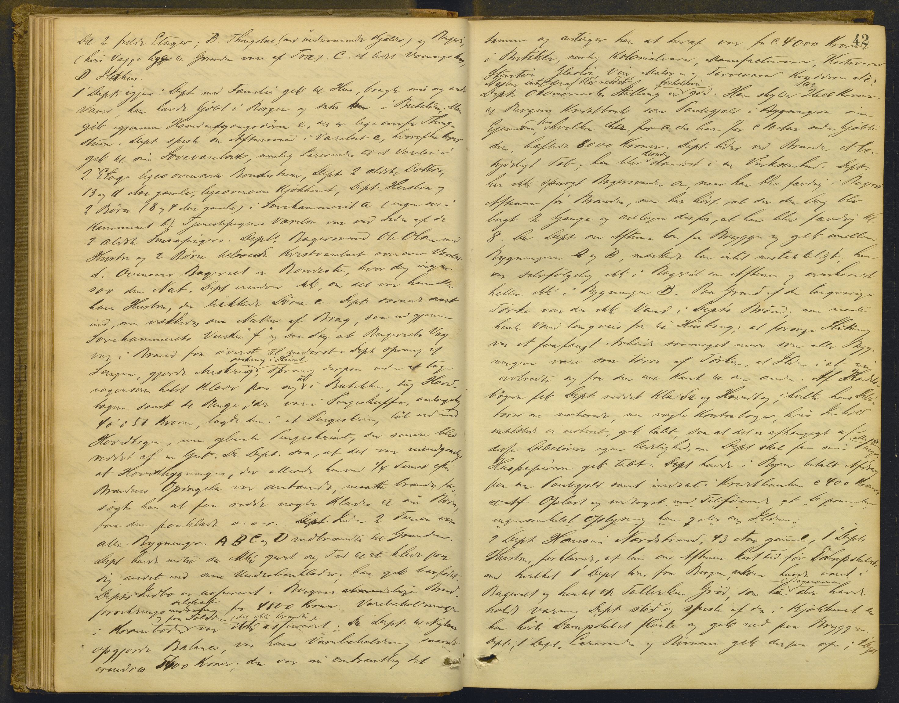 Nordhordland sorenskrivar, AV/SAB-A-2901/1/F/Fd/Fdd/L0004: Ekstrarettsprotokollar, forhøyr, 1880-1884, s. 41b-42a