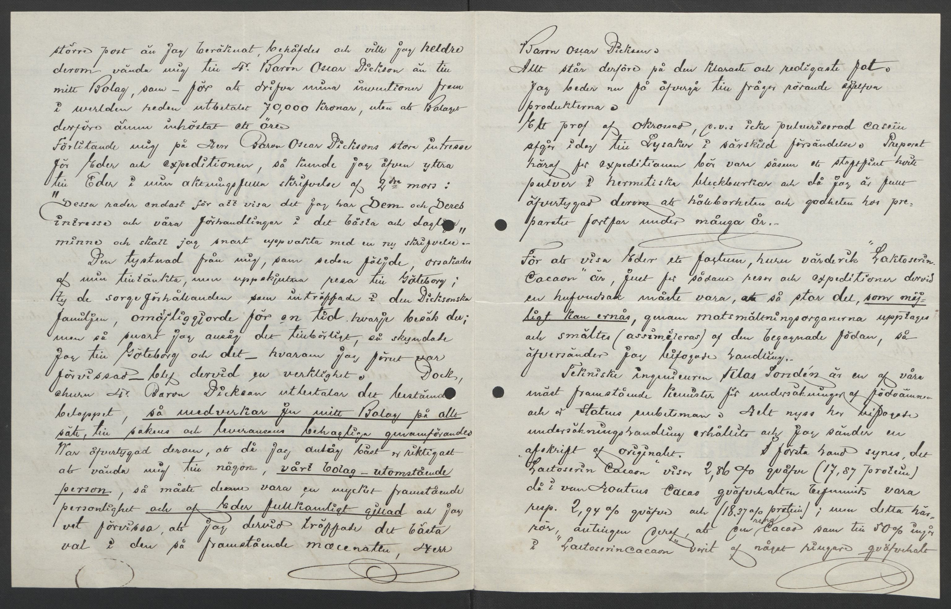 Arbeidskomitéen for Fridtjof Nansens polarekspedisjon, AV/RA-PA-0061/D/L0004: Innk. brev og telegrammer vedr. proviant og utrustning, 1892-1893, s. 768