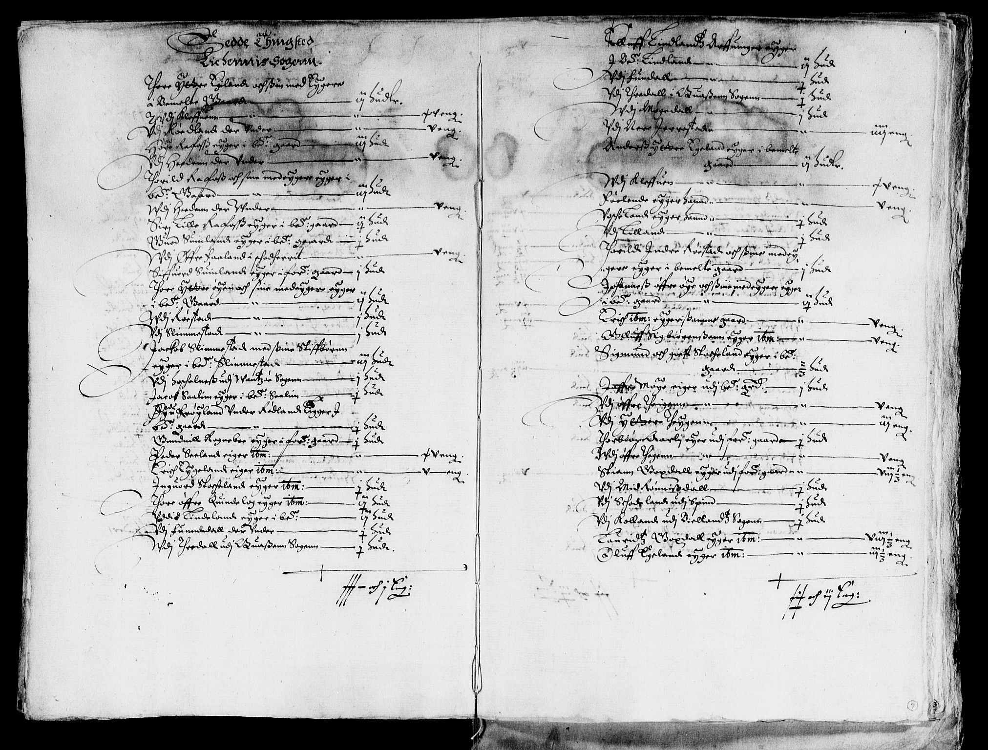 Rentekammeret inntil 1814, Reviderte regnskaper, Lensregnskaper, AV/RA-EA-5023/R/Rb/Rbr/L0015: Lista len, 1643-1645