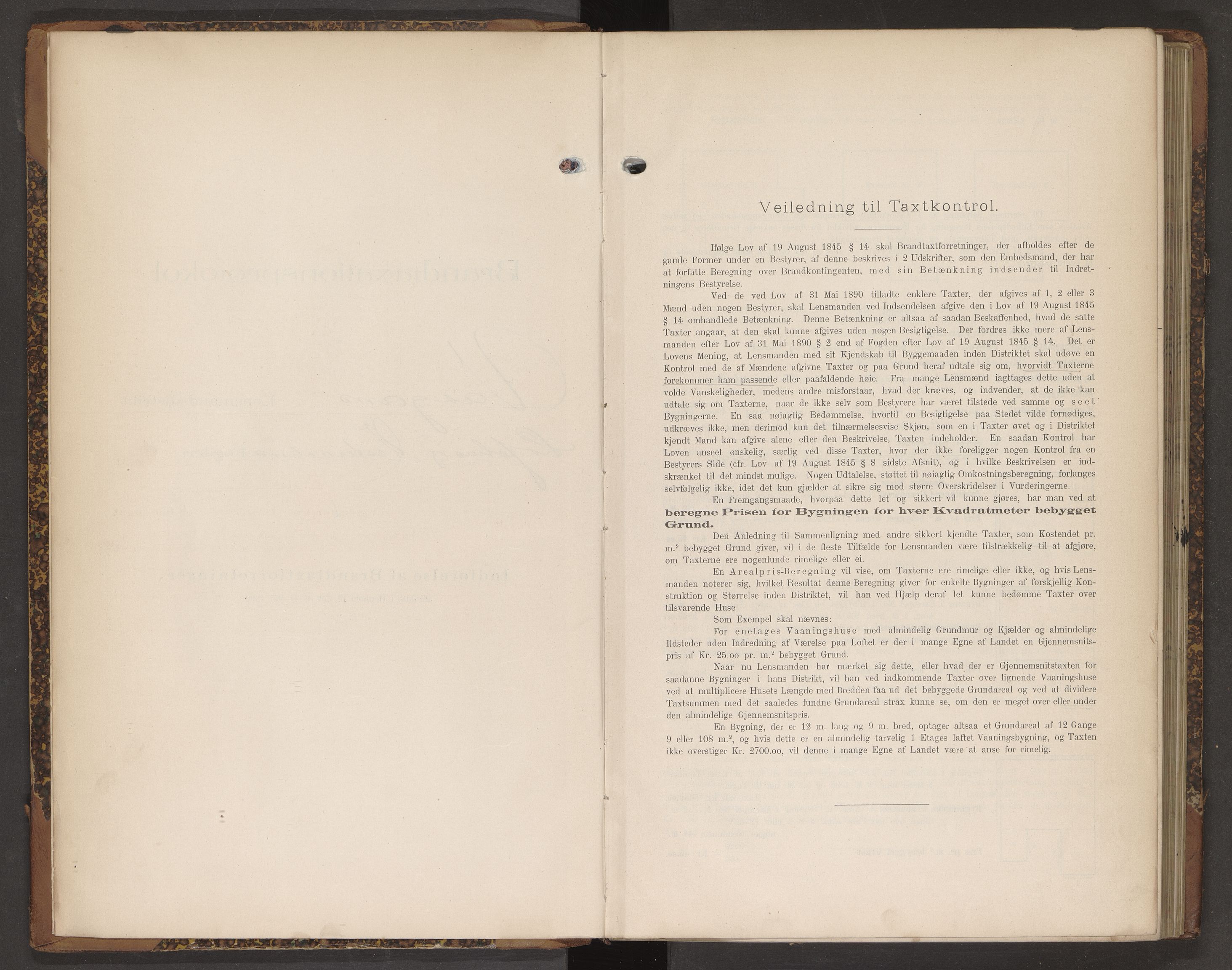 Norges Brannkasse Vågan, AV/SAT-A-5587/Fb/L0002: Branntakstprotokoll, 1901-1909