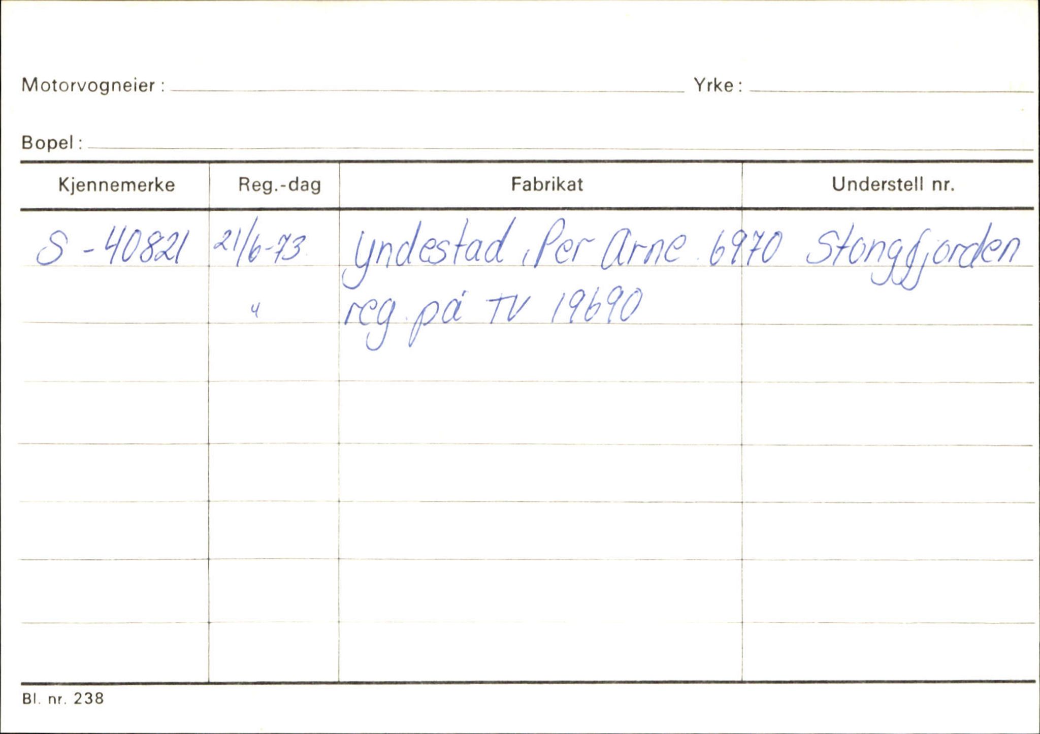 Statens vegvesen, Sogn og Fjordane vegkontor, AV/SAB-A-5301/4/F/L0132: Eigarregister Askvoll A-Å. Balestrand A-Å, 1945-1975, s. 1187