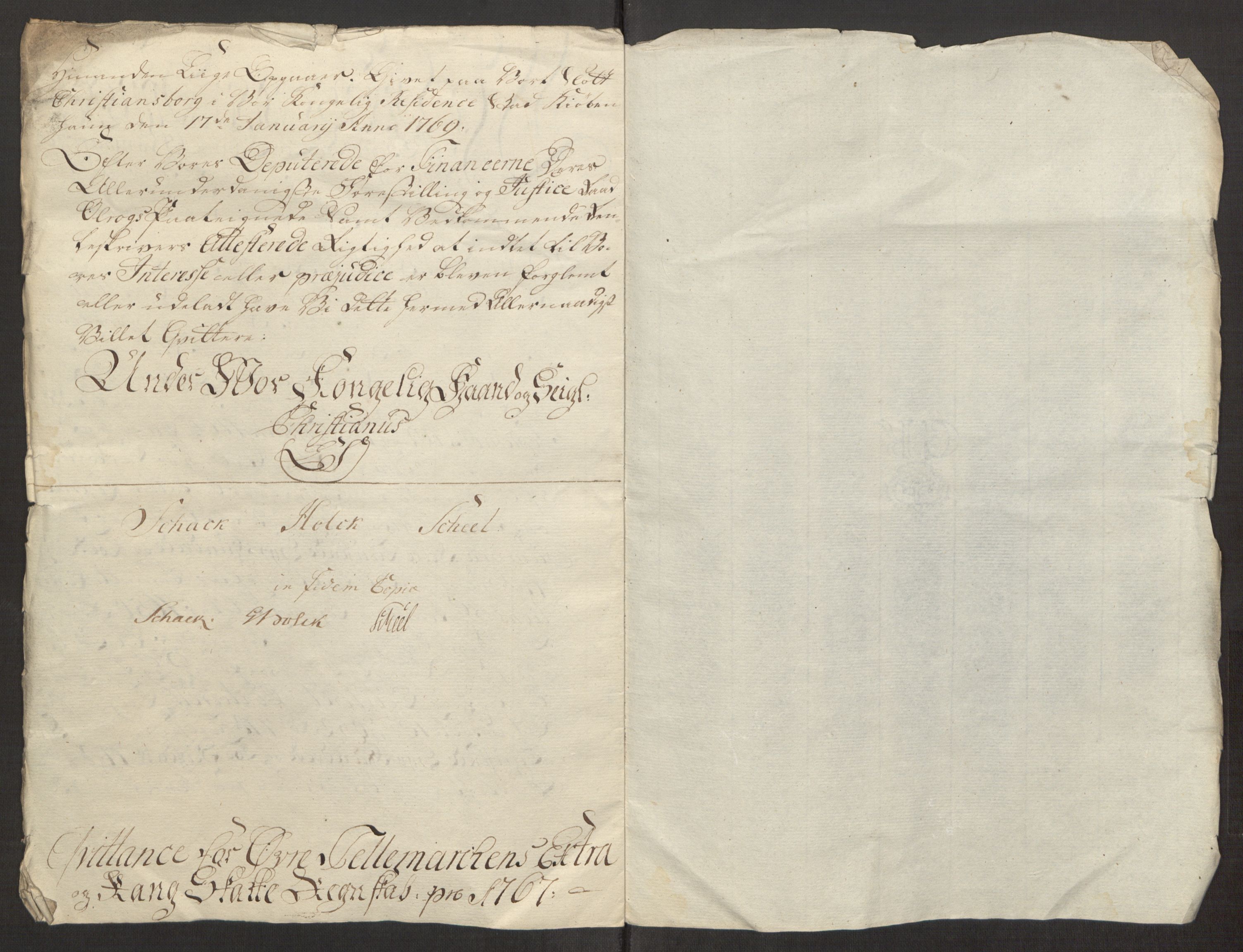 Rentekammeret inntil 1814, Reviderte regnskaper, Fogderegnskap, AV/RA-EA-4092/R38/L2293: Ekstraskatten Øvre Telemark, 1762-1770, s. 94