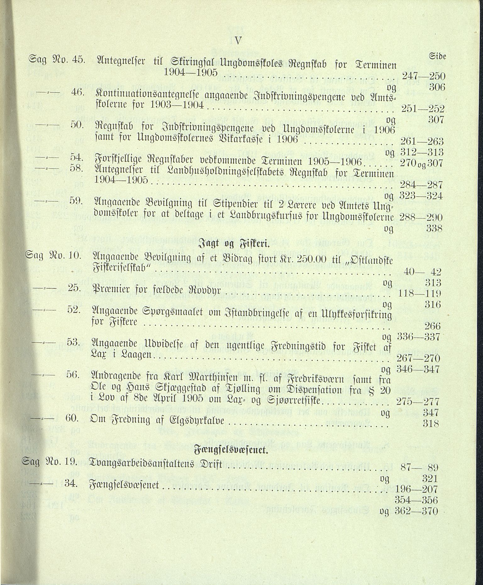 Vestfold fylkeskommune. Fylkestinget, VEMU/A-1315/A/Ab/Abb/L0054: Fylkestingsforhandlinger, 1907