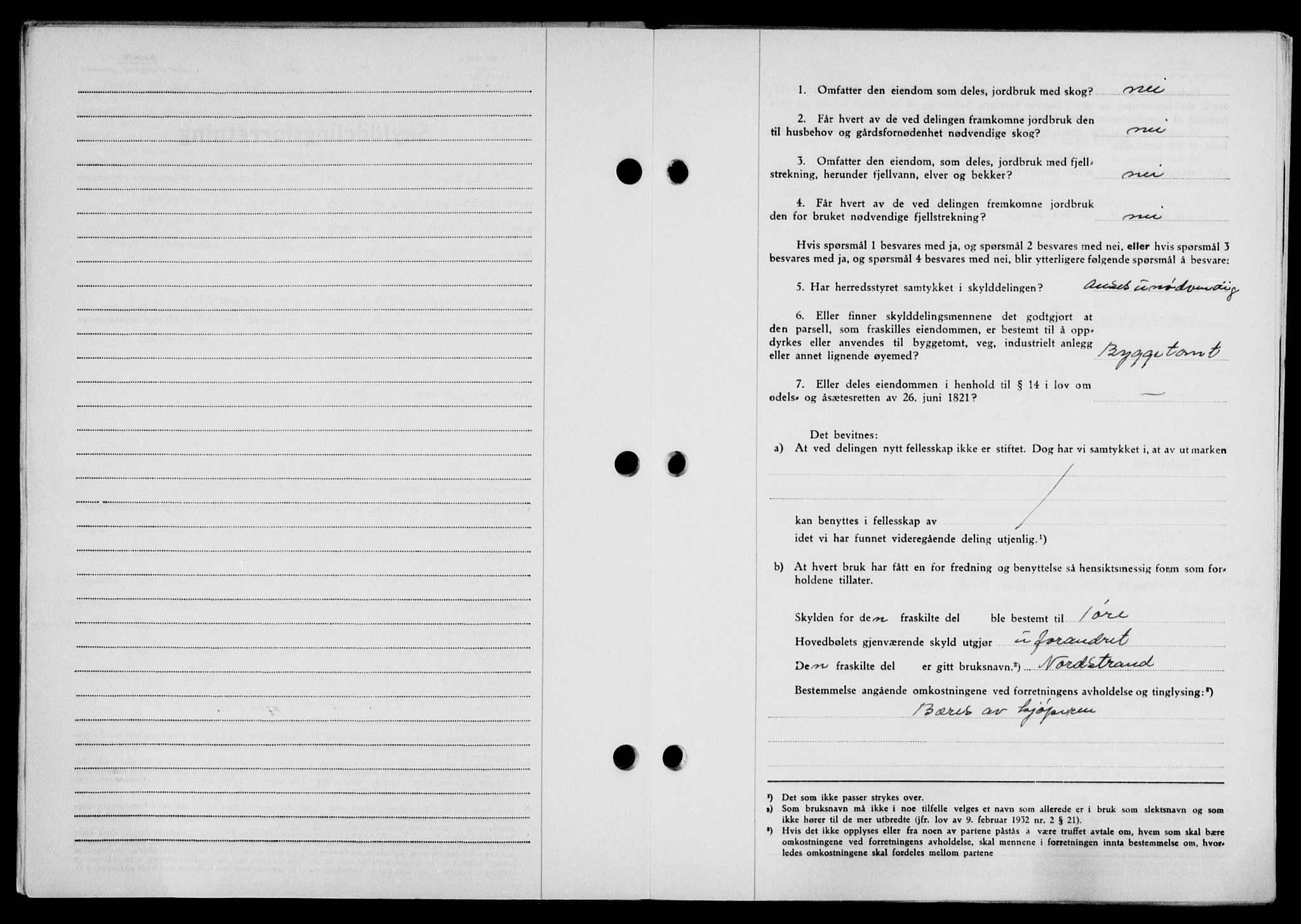 Lofoten sorenskriveri, SAT/A-0017/1/2/2C/L0021a: Pantebok nr. 21a, 1949-1949, Dagboknr: 2287/1949