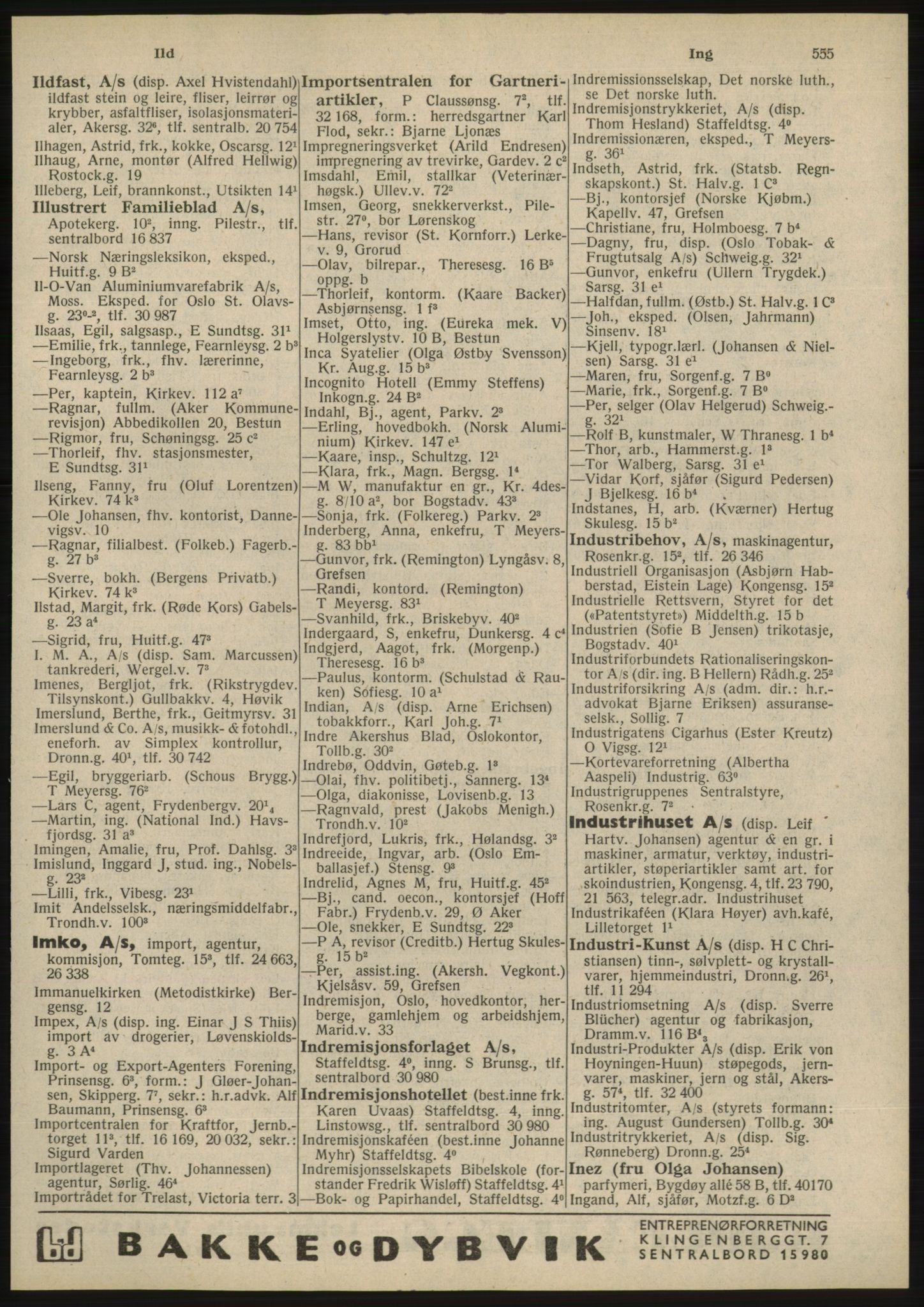Kristiania/Oslo adressebok, PUBL/-, 1945, s. 551